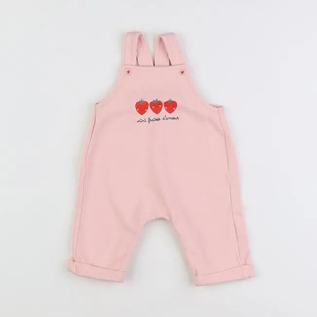 Vertbaudet - combinaison rose - 3 mois