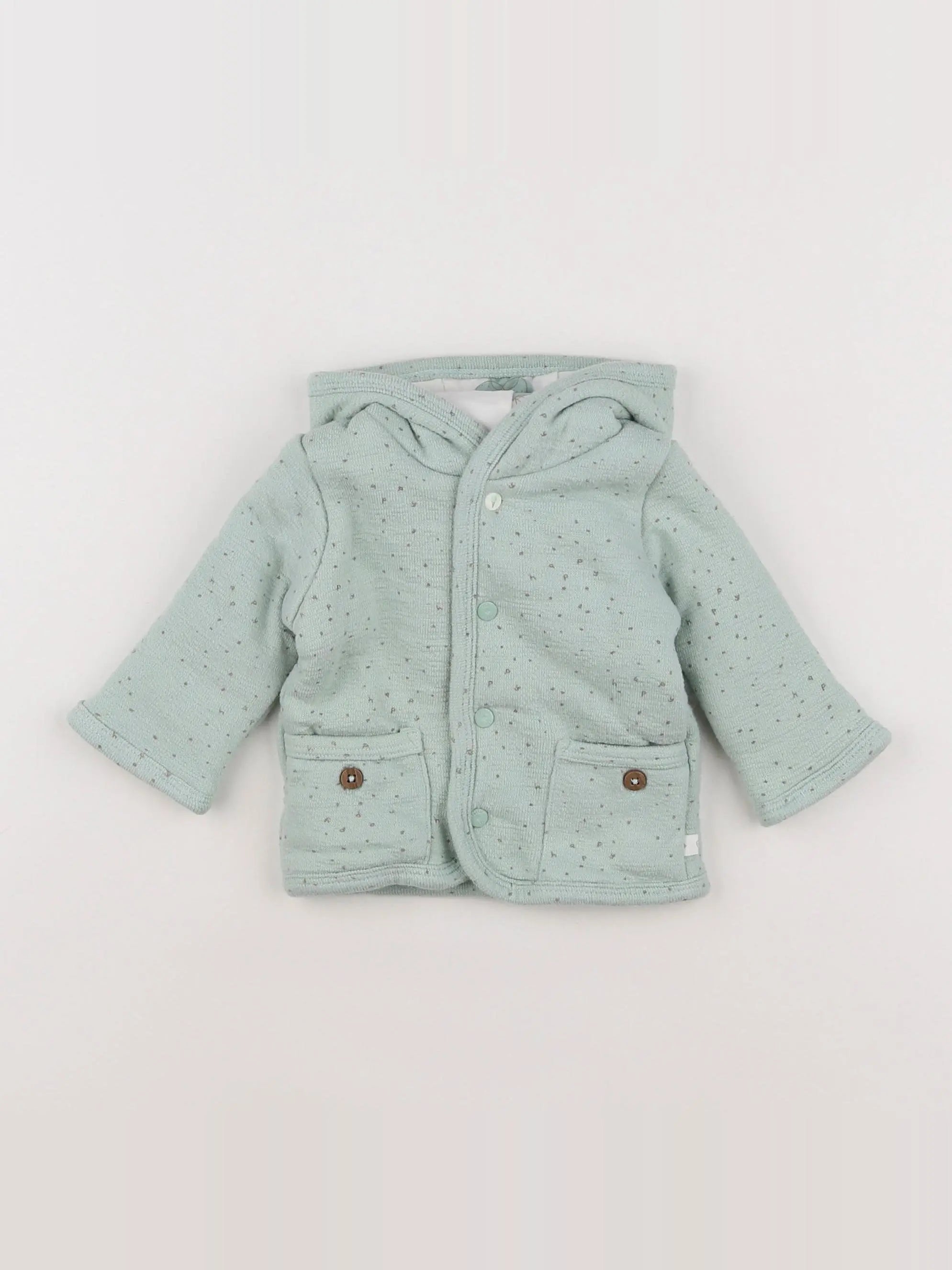 Feetje - veste vert - 3 mois