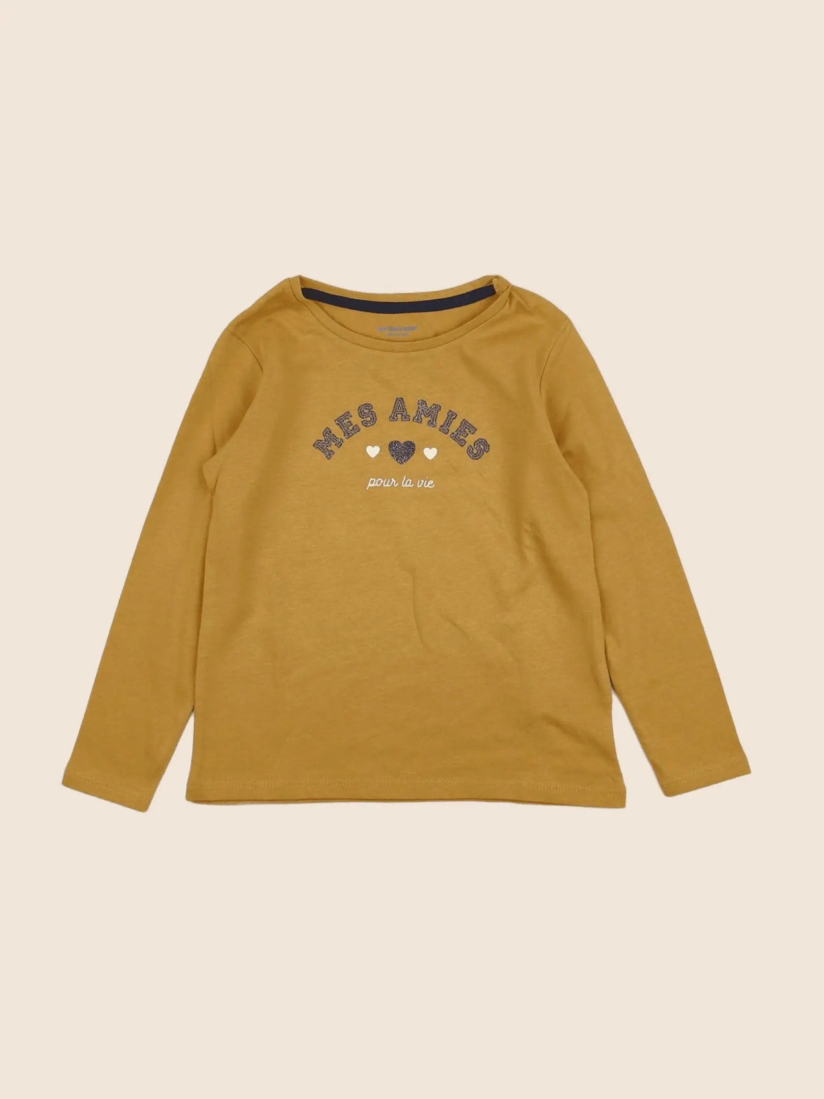 Vertbaudet - tee-shirt jaune - 10 ans