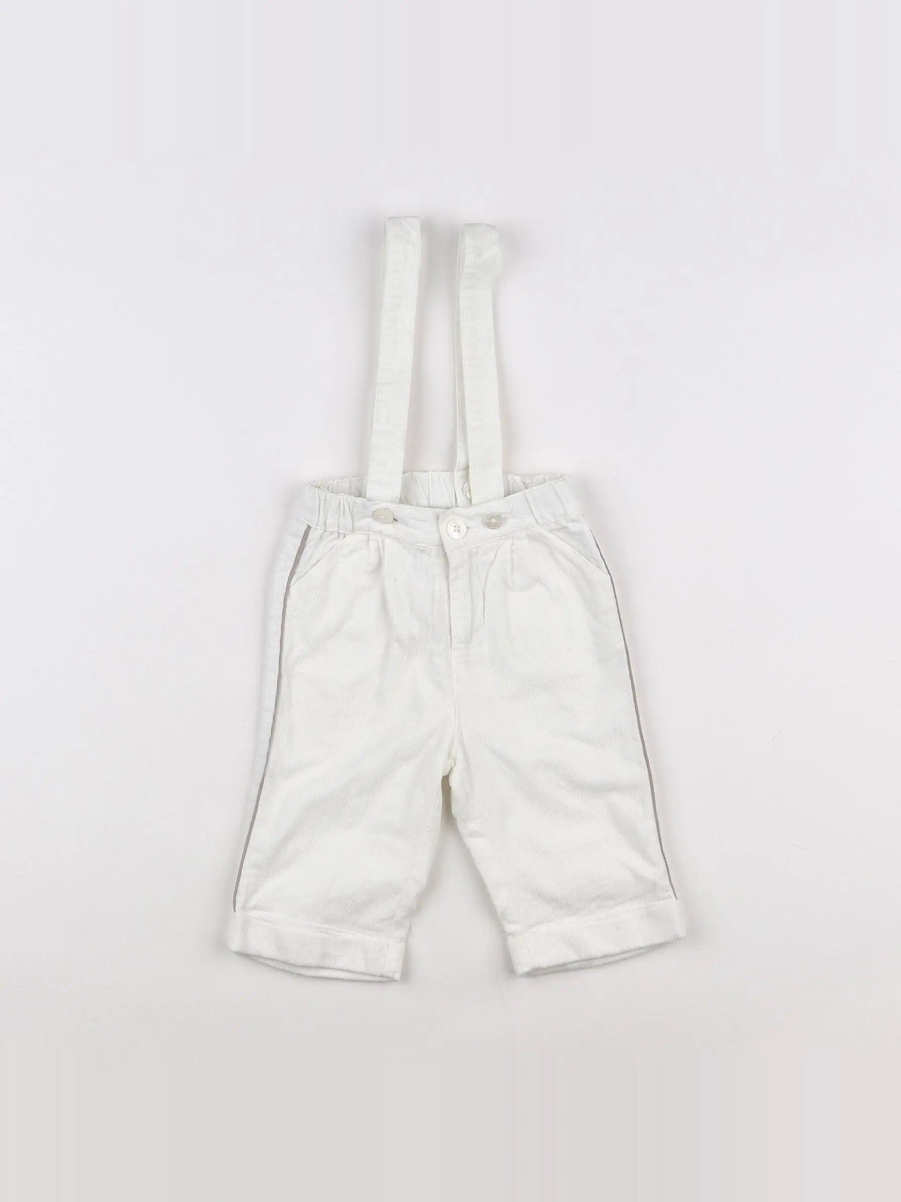 Jacadi - pantalon blanc - 12 mois