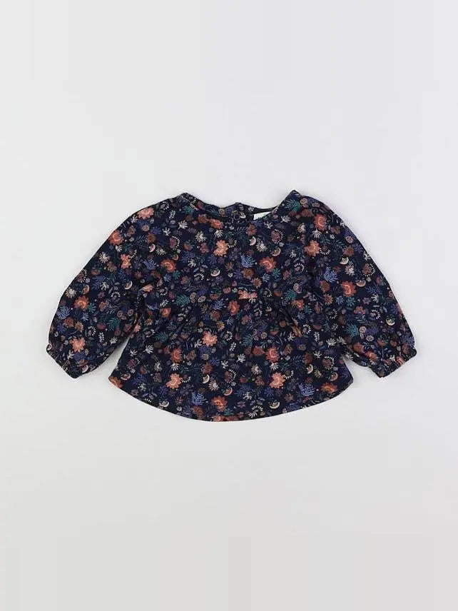 Tape à l'oeil - tee-shirt bleu, rose - 3 mois