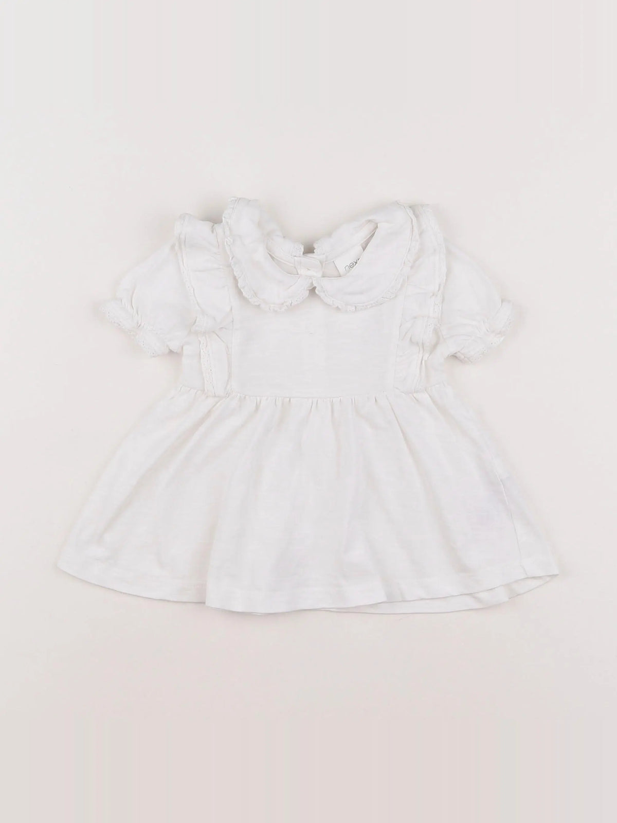 Next - robe blanc - 6/9 mois