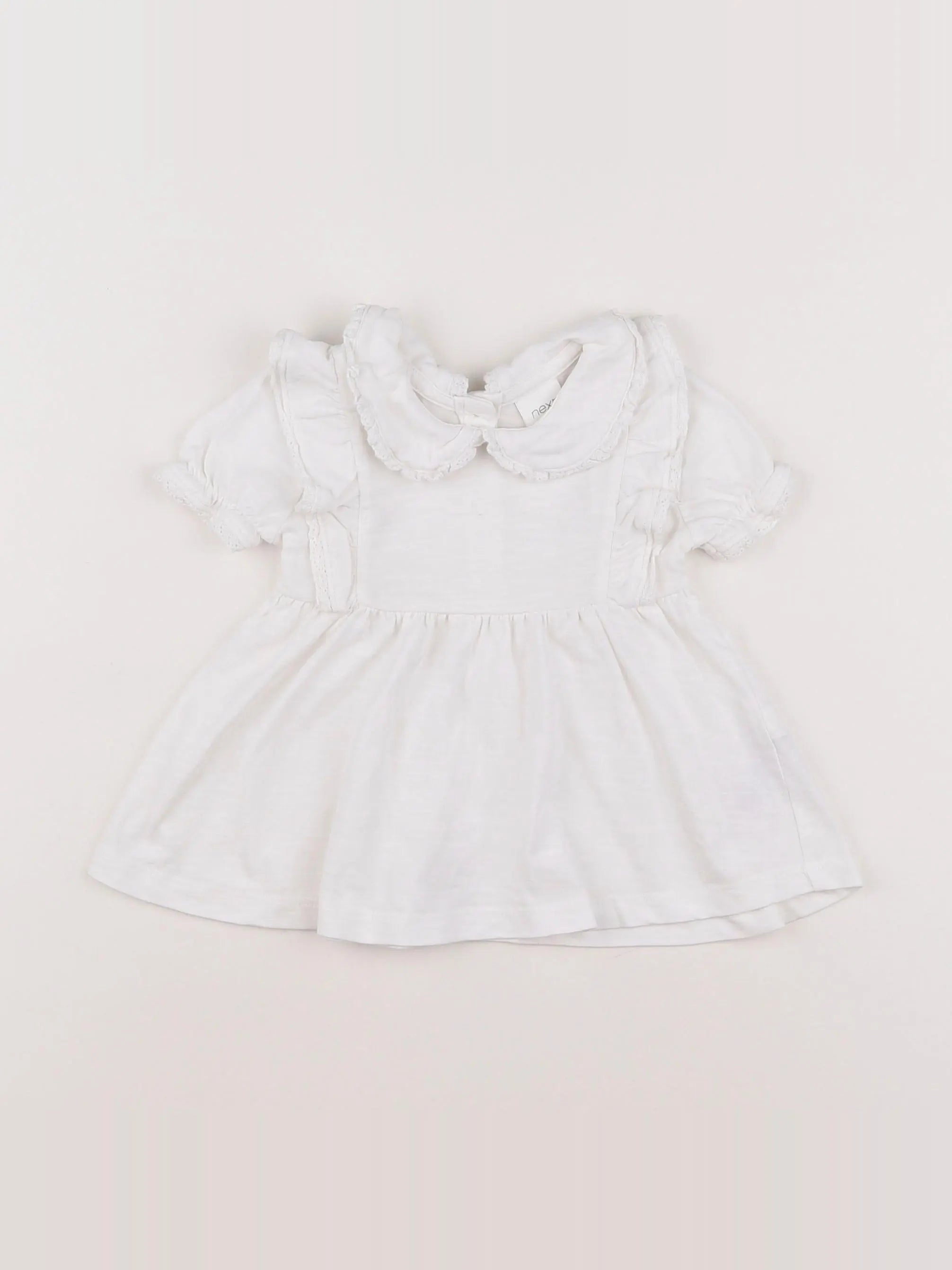 Next - robe blanc - 6/9 mois