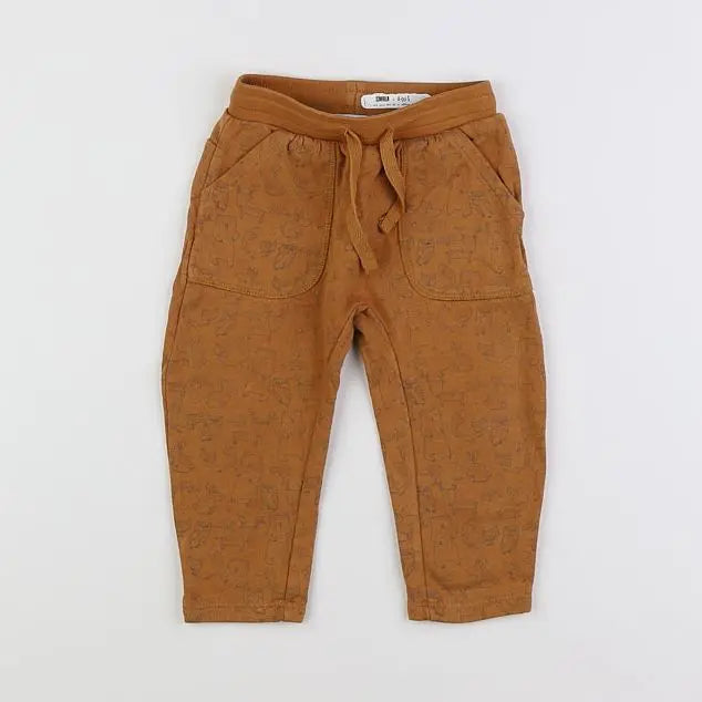 Vertbaudet - jogging marron - 9 mois