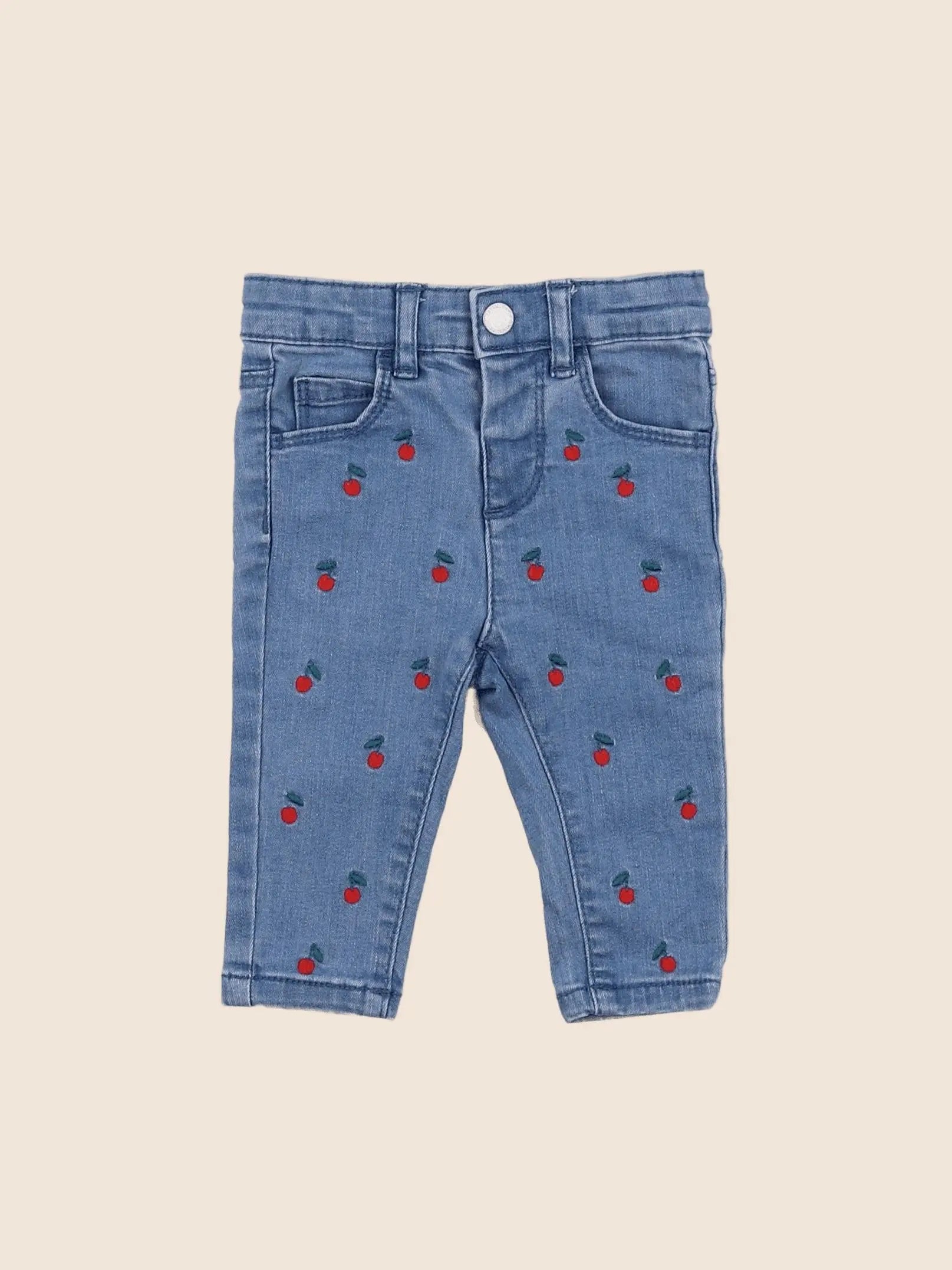 Vertbaudet - jean bleu - 3 mois