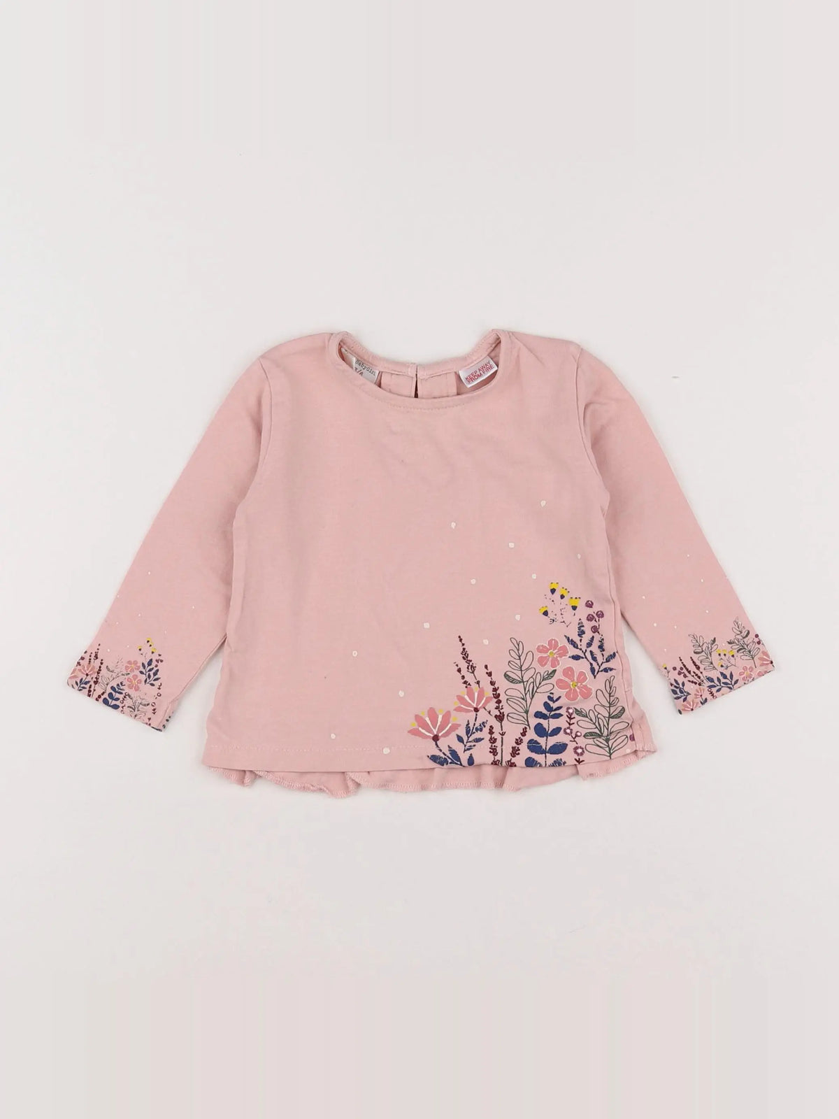 Zara - tee-shirt rose - 3/6 mois