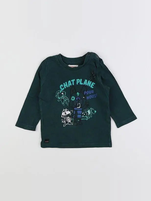 Catimini - tee-shirt vert - 9 mois