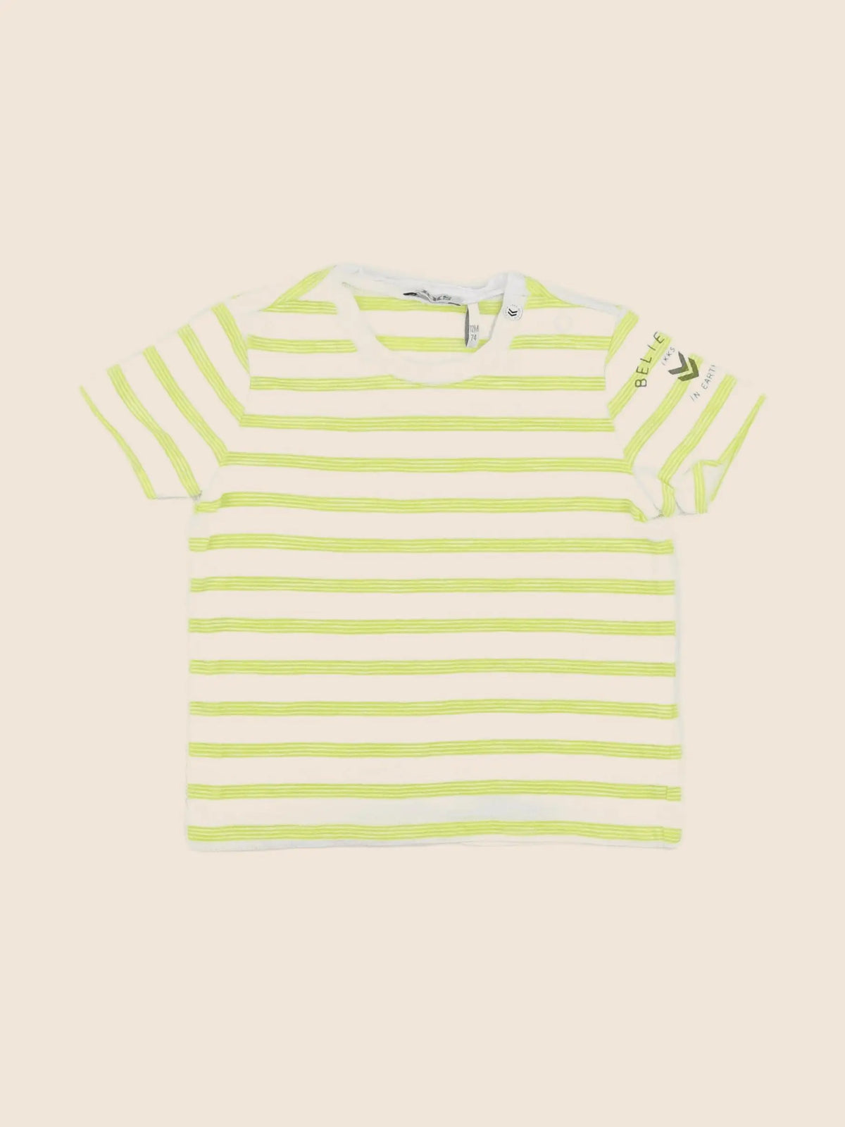 IKKS - tee-shirt jaune - 12 mois