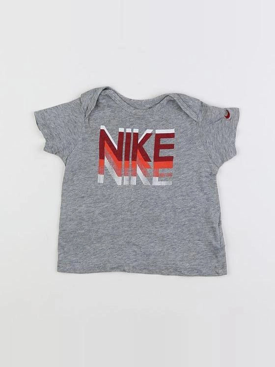Nike - tee-shirt gris - 6/9 mois