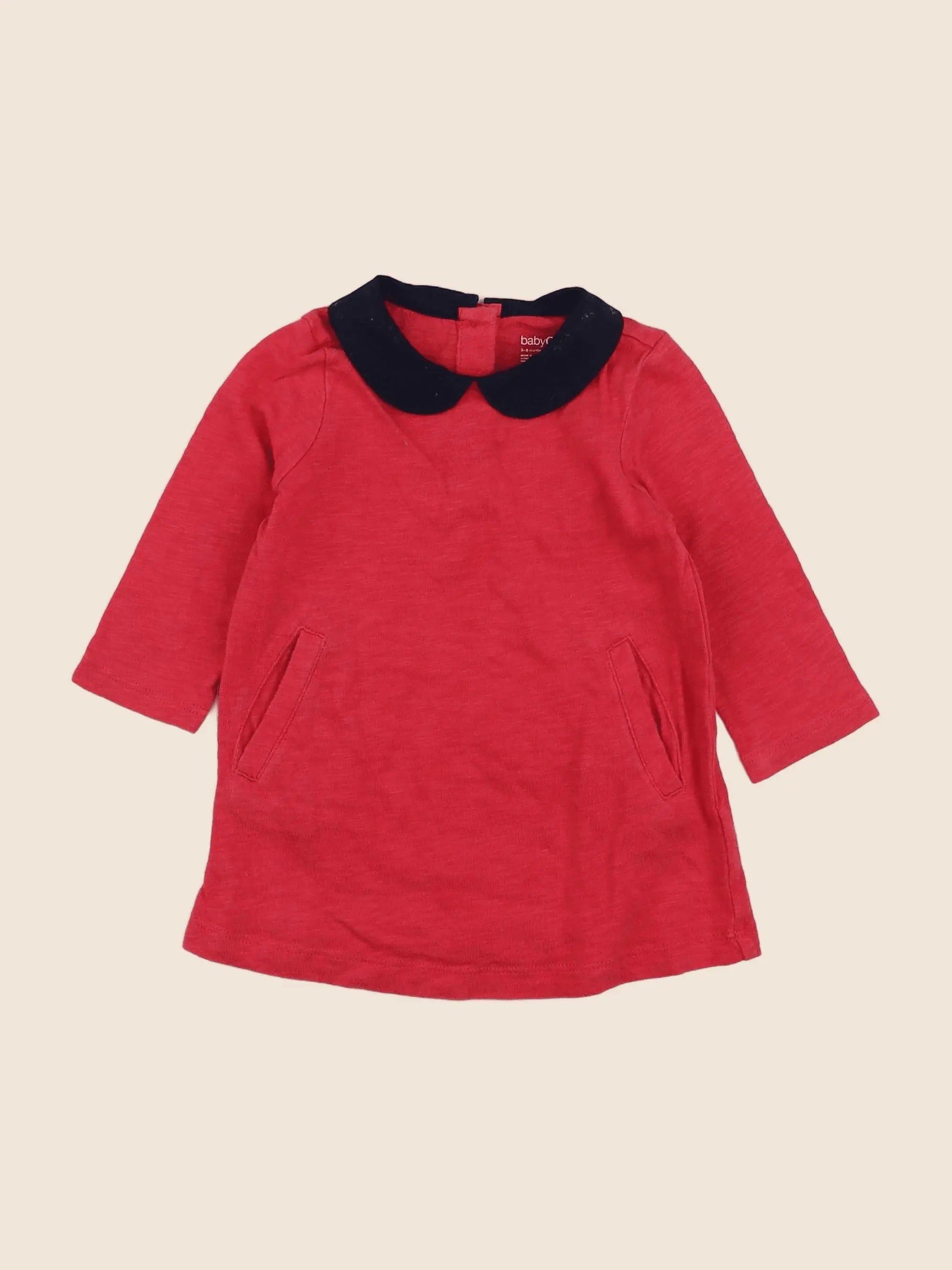 GAP - robe bleu, rose - 3/6 mois