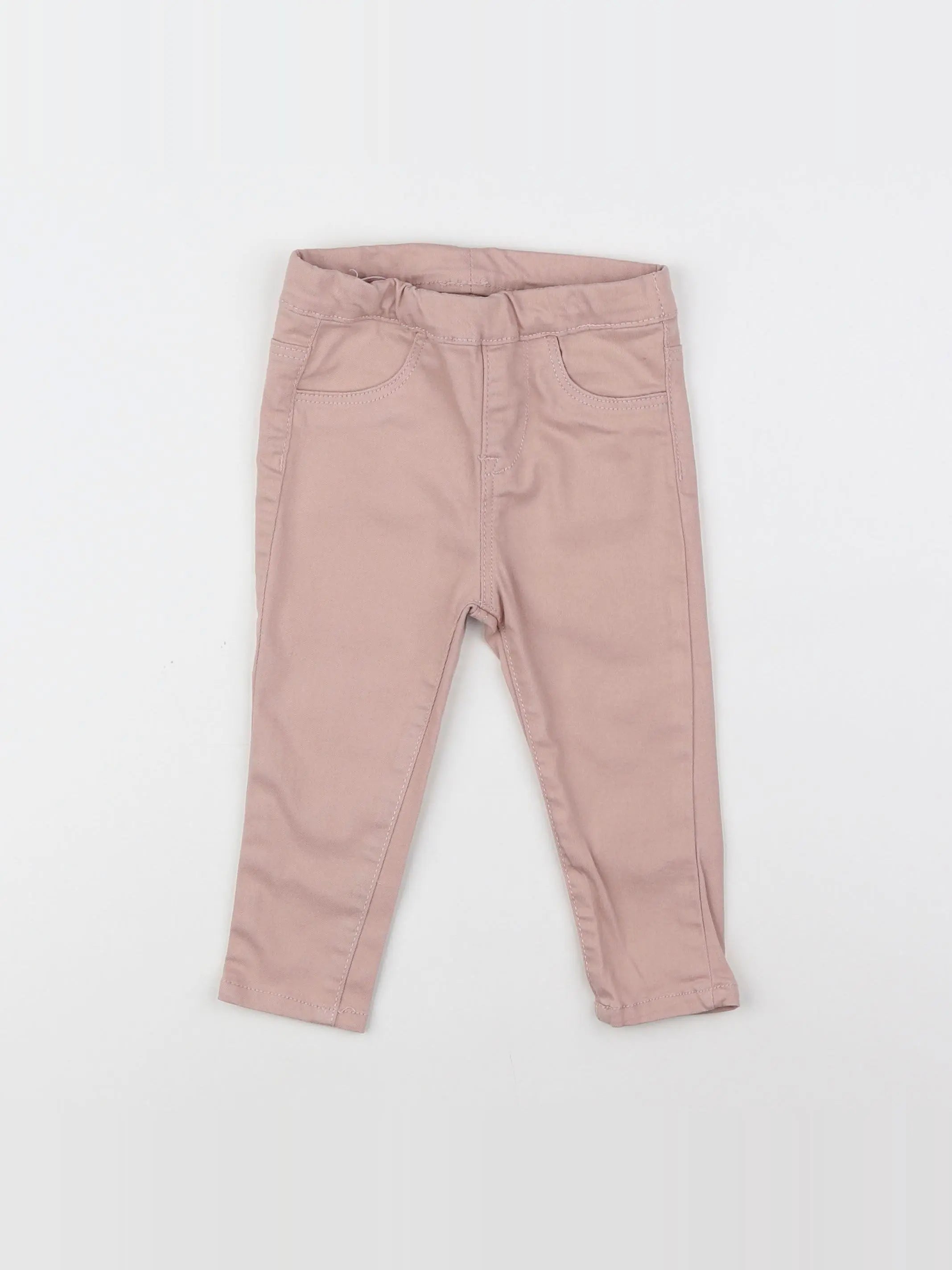 H&M - jegging rose - 9/12 mois