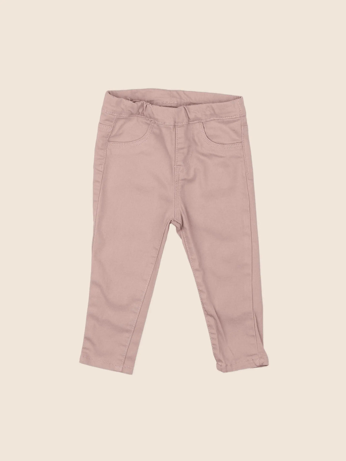 H&M - jegging rose - 9/12 mois