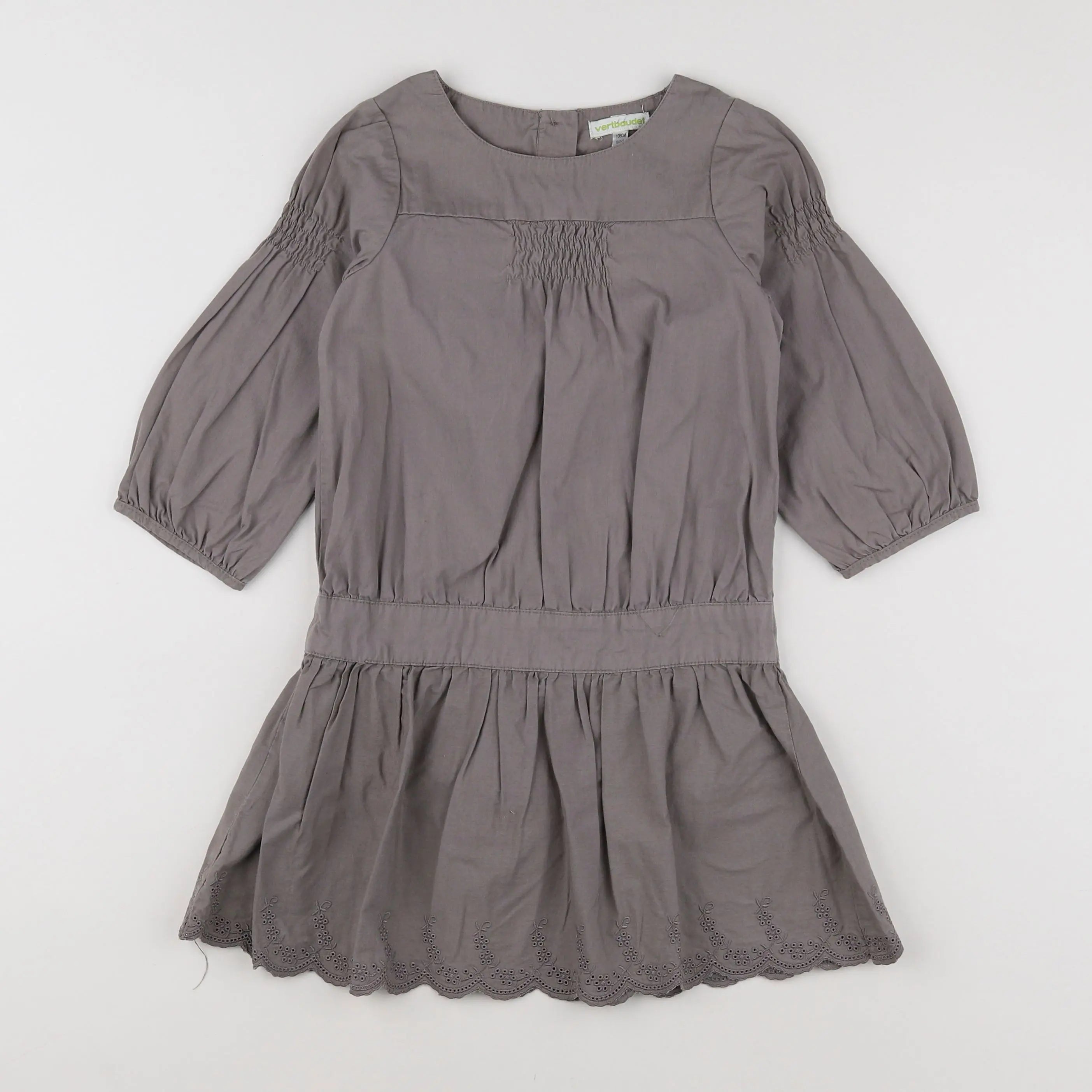 Vertbaudet - robe gris - 5 ans