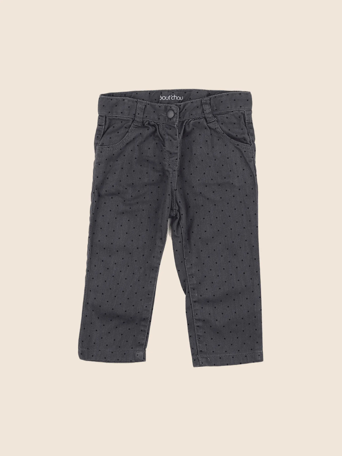 Boutchou - pantalon gris - 9 mois