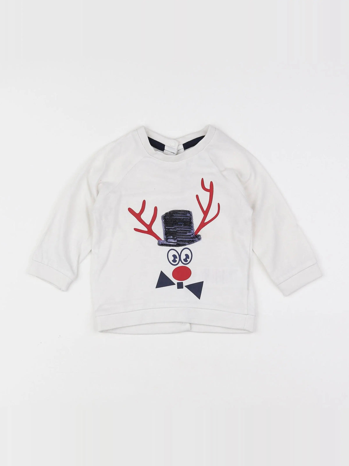 Vertbaudet - tee-shirt blanc - 9 mois