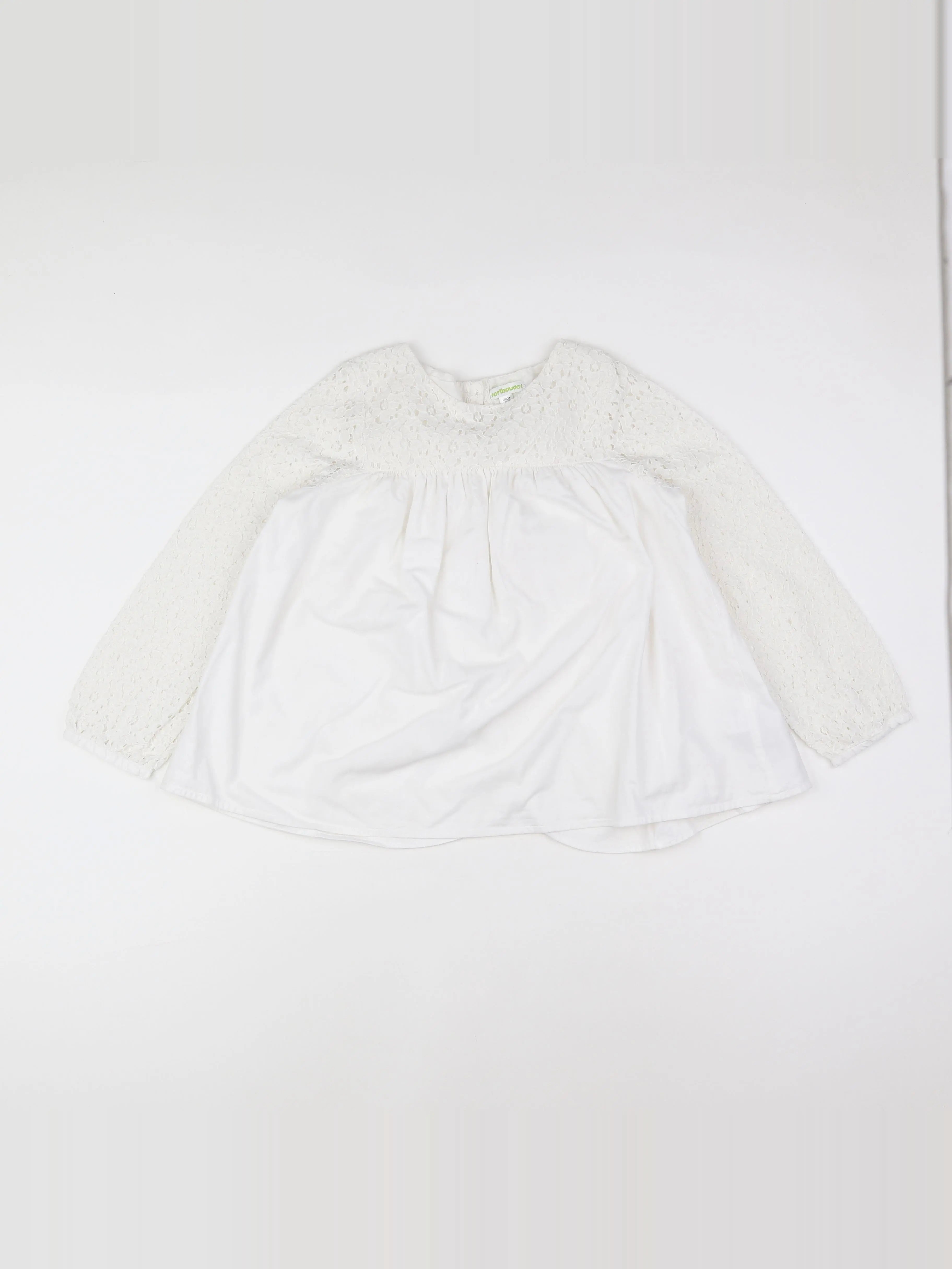 Vertbaudet - blouse blanc - 10 ans