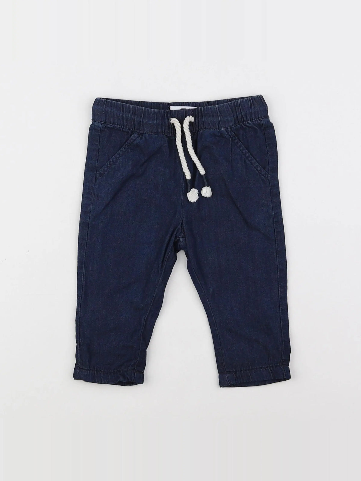 La Redoute - pantalon bleu - 6 mois