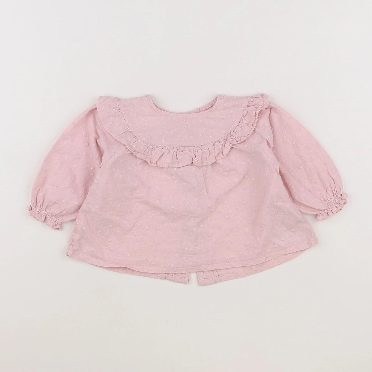 Vertbaudet - blouse rose - 9 mois