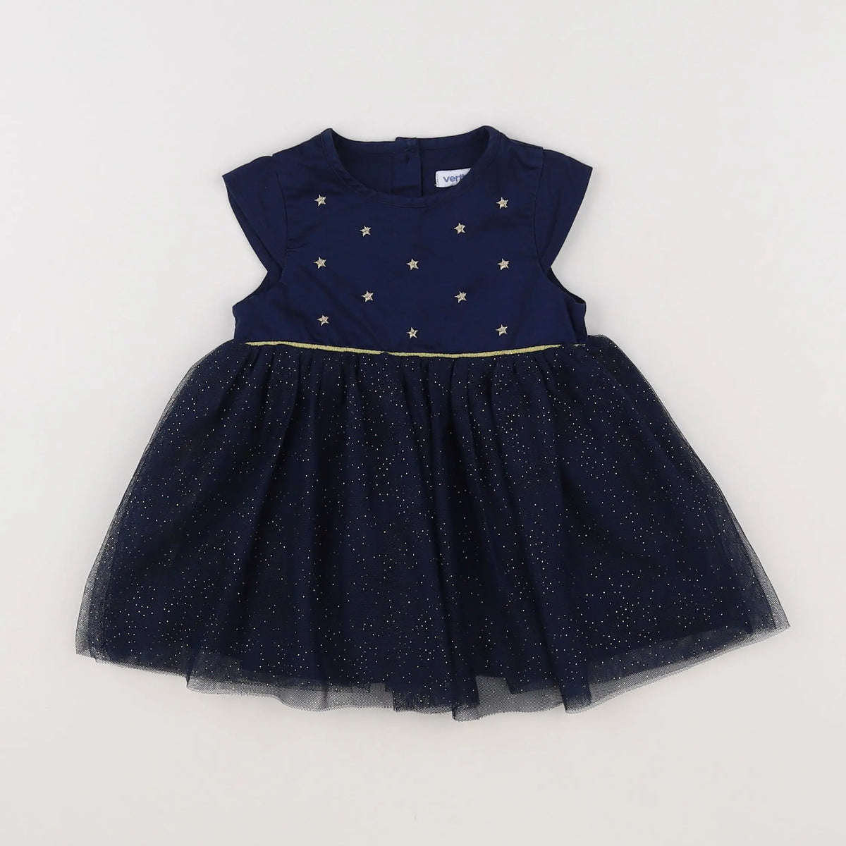 Vertbaudet - robe bleu - 6 mois
