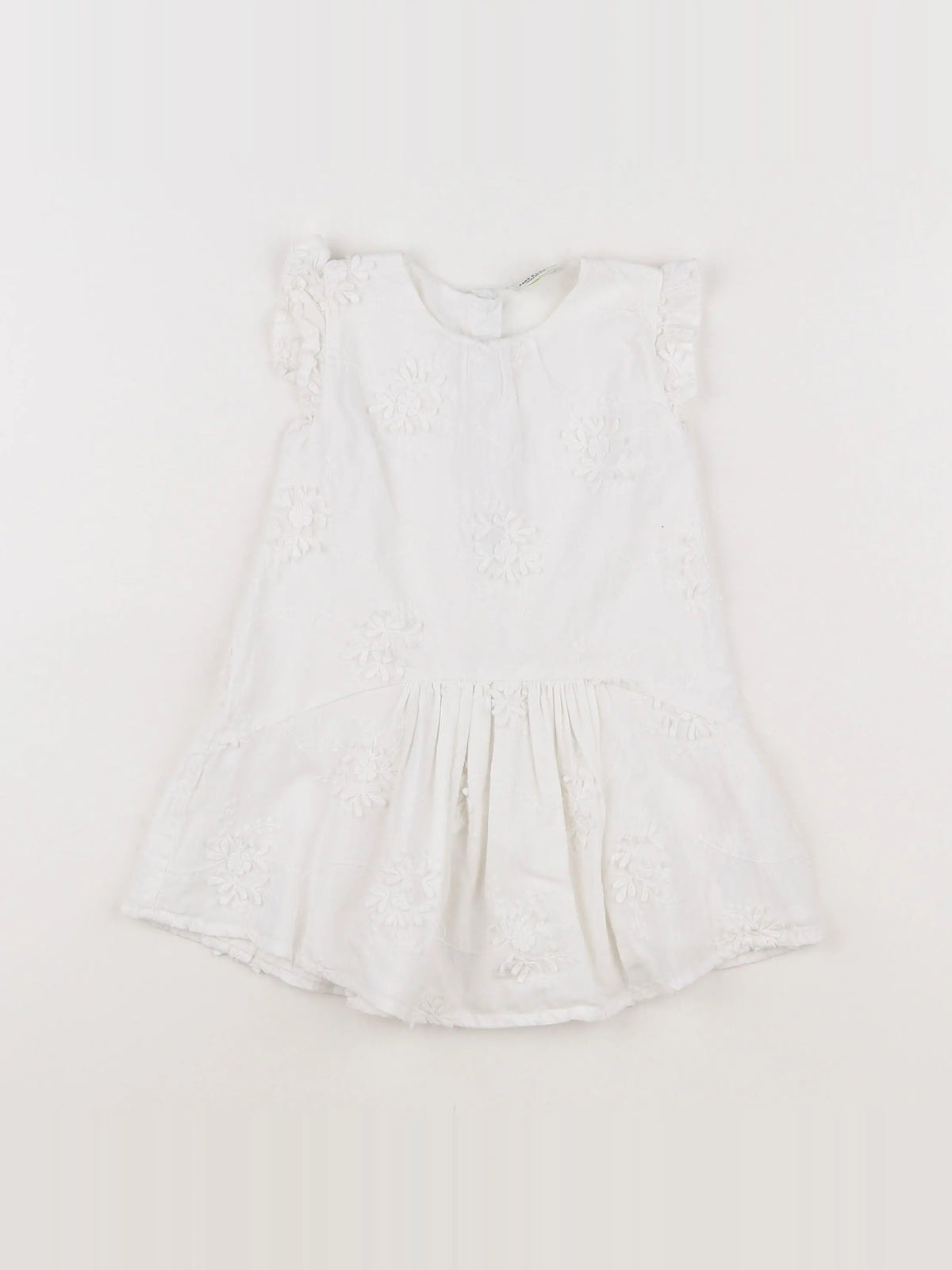 Tape à l'oeil - robe blanc - 18 mois