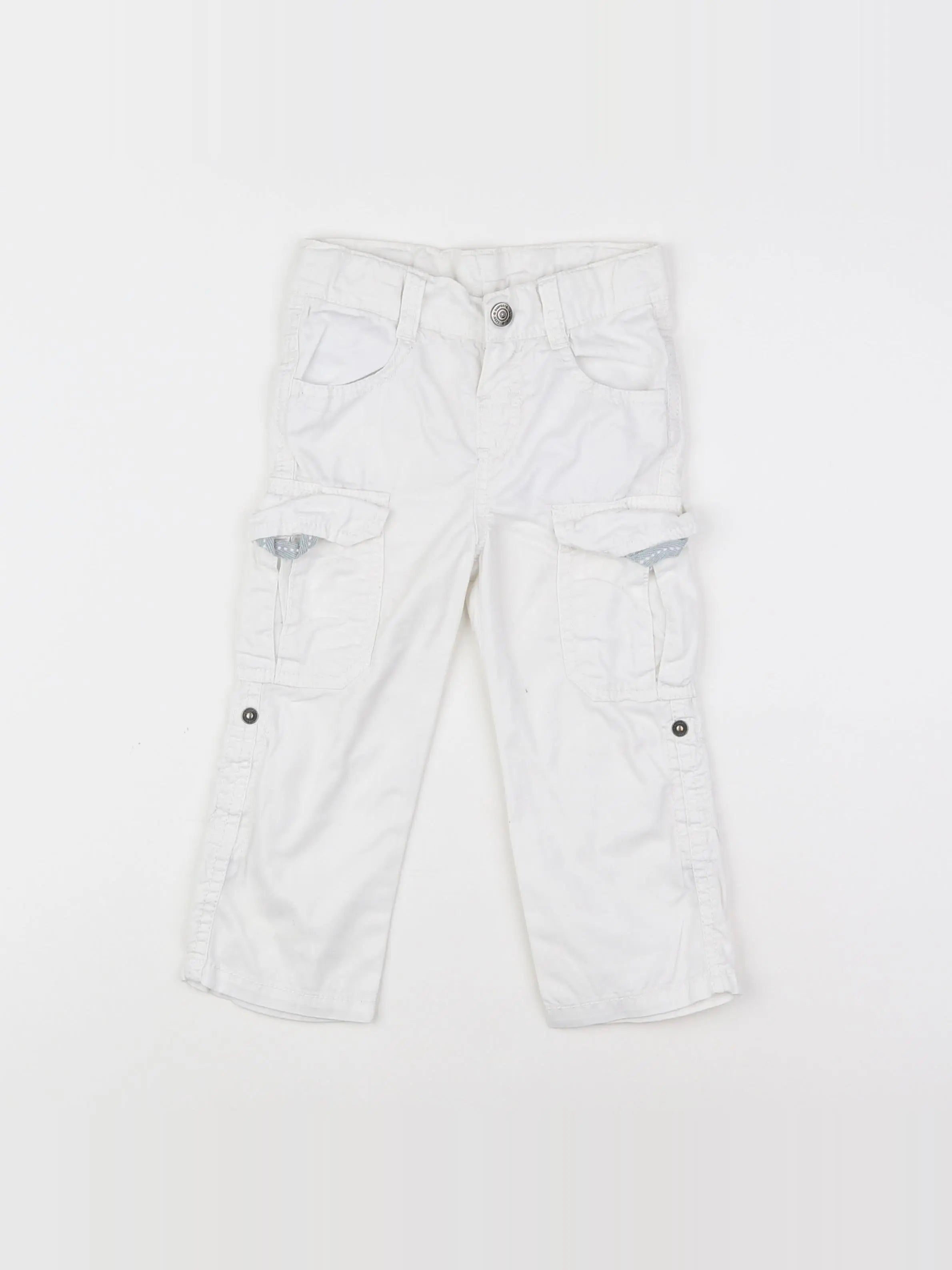 Tape à l'oeil - pantalon blanc - 18 mois