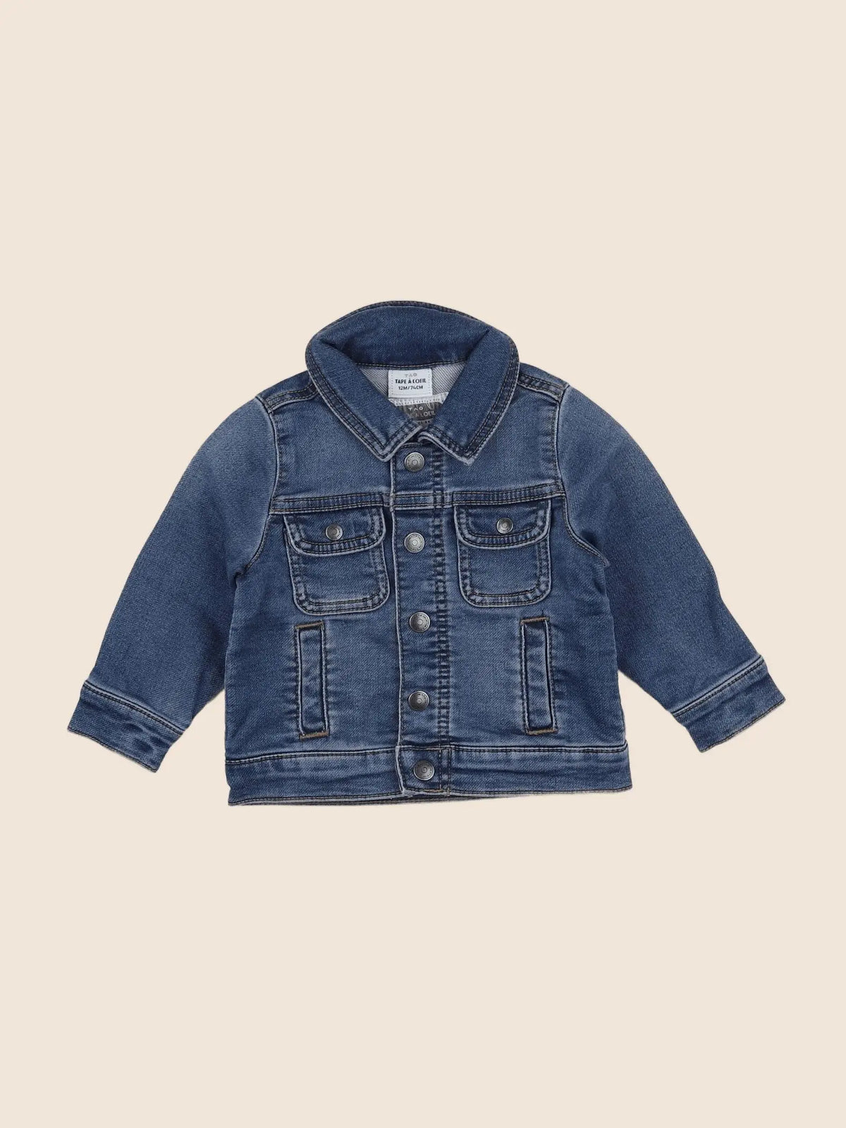 Tape à l'oeil - veste bleu - 12 mois