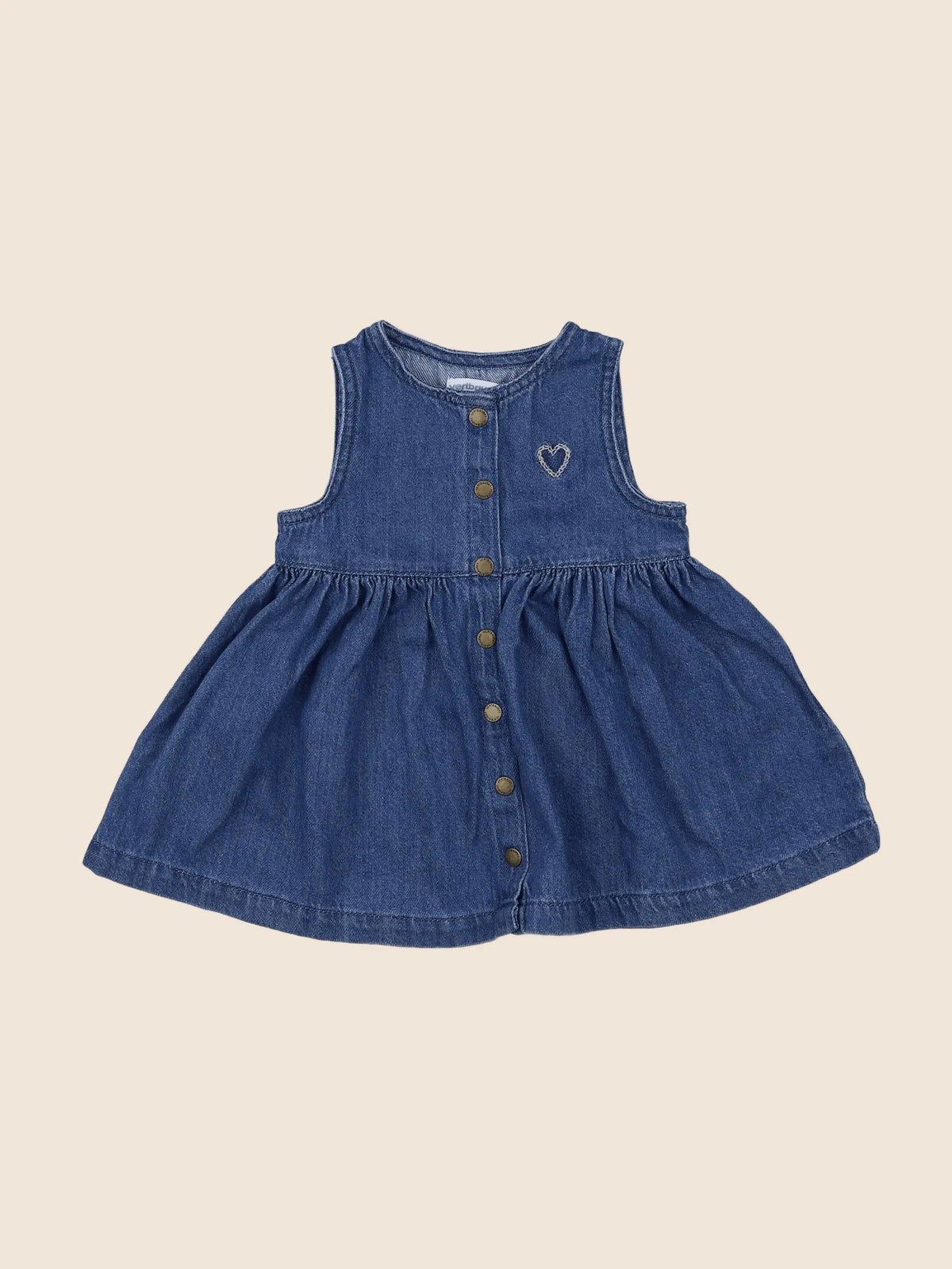 Vertbaudet - robe bleu - 12 mois