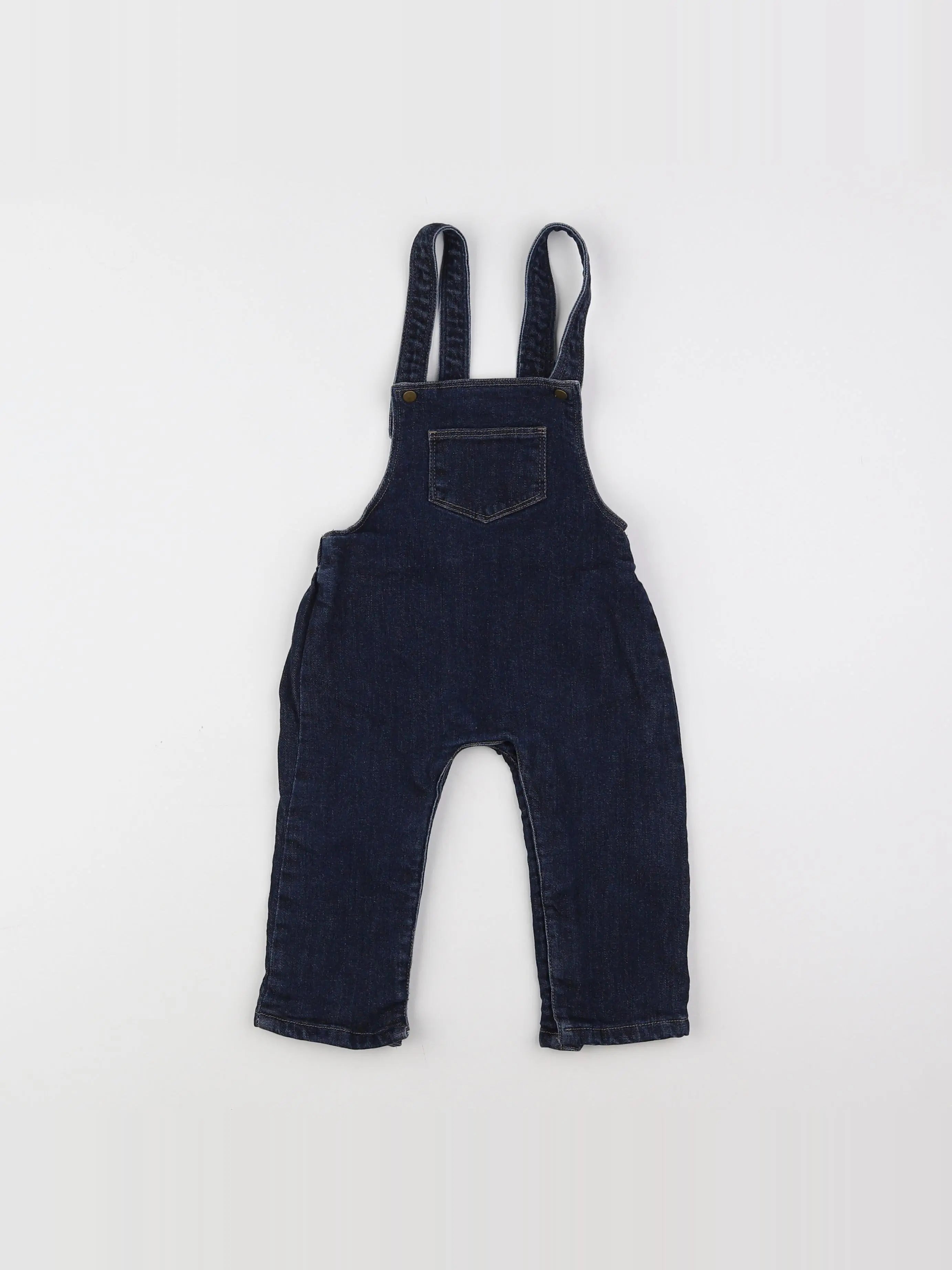 Boutchou - salopette doublé bleu - 12 mois