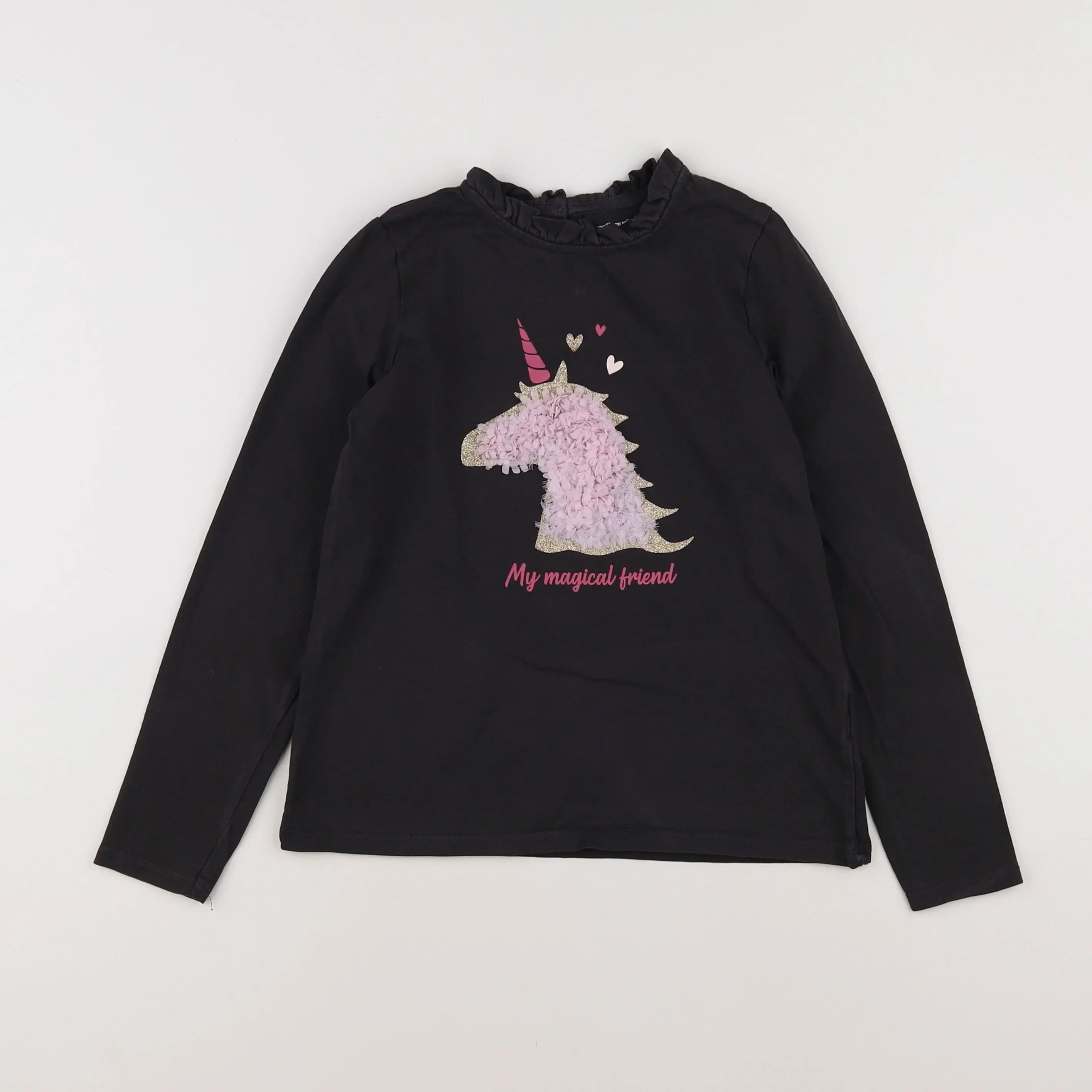 Vertbaudet - tee-shirt marron - 10 ans