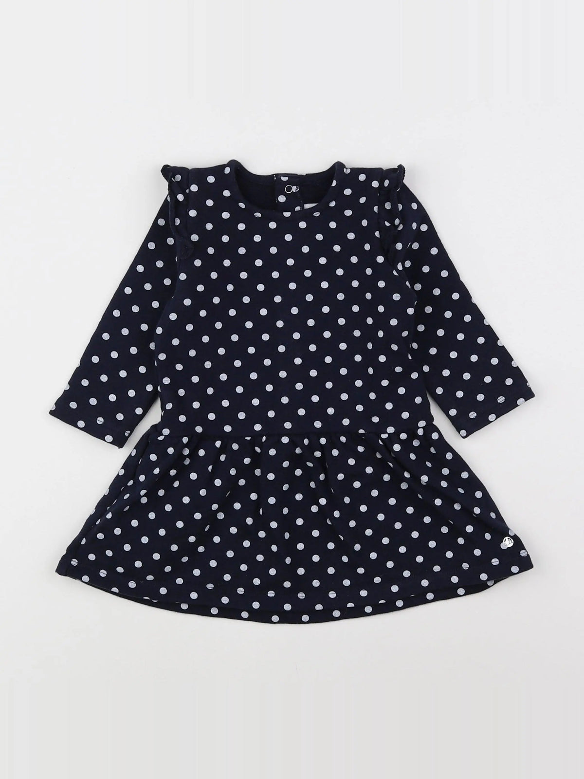 Petit Bateau - robe bleu - 12 mois