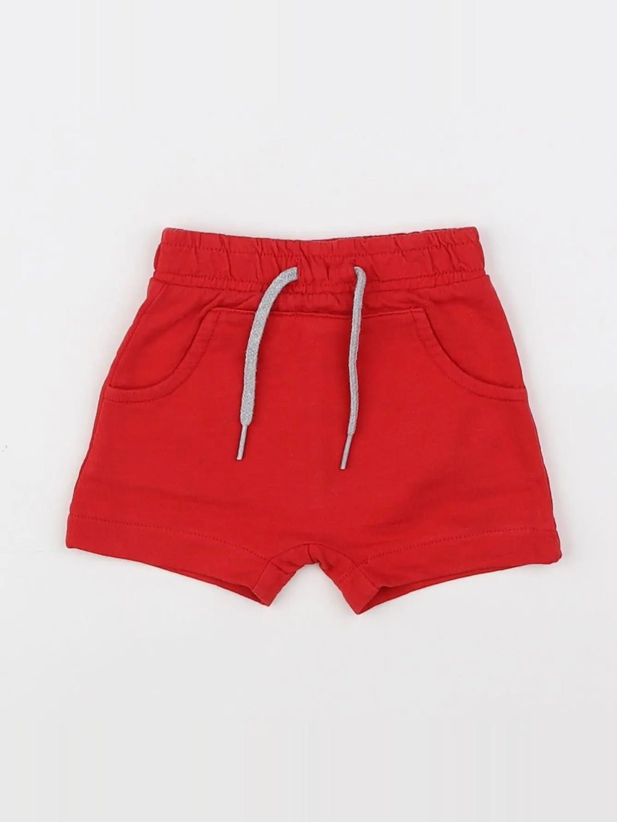 Vertbaudet - short rouge - 3 mois
