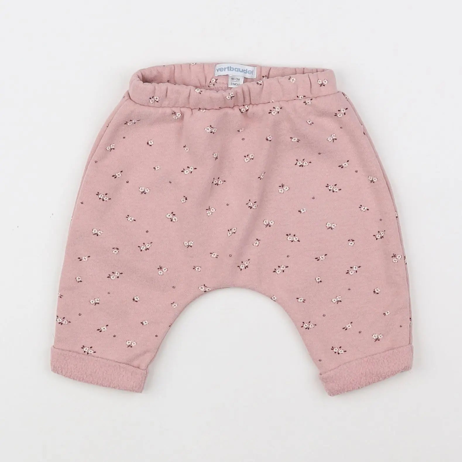 Vertbaudet - jogging rose - 3 mois