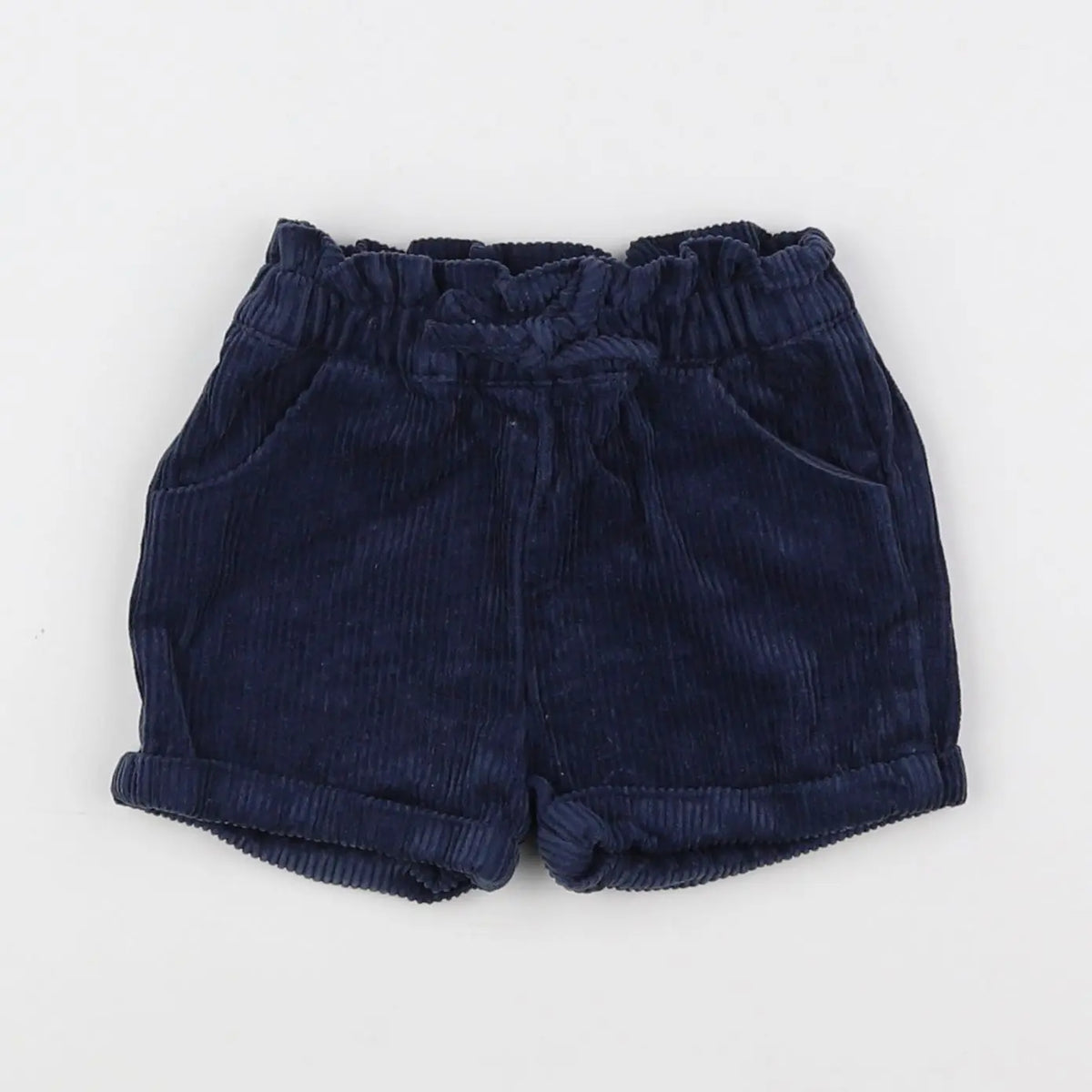 Vertbaudet - short bleu - 6 mois