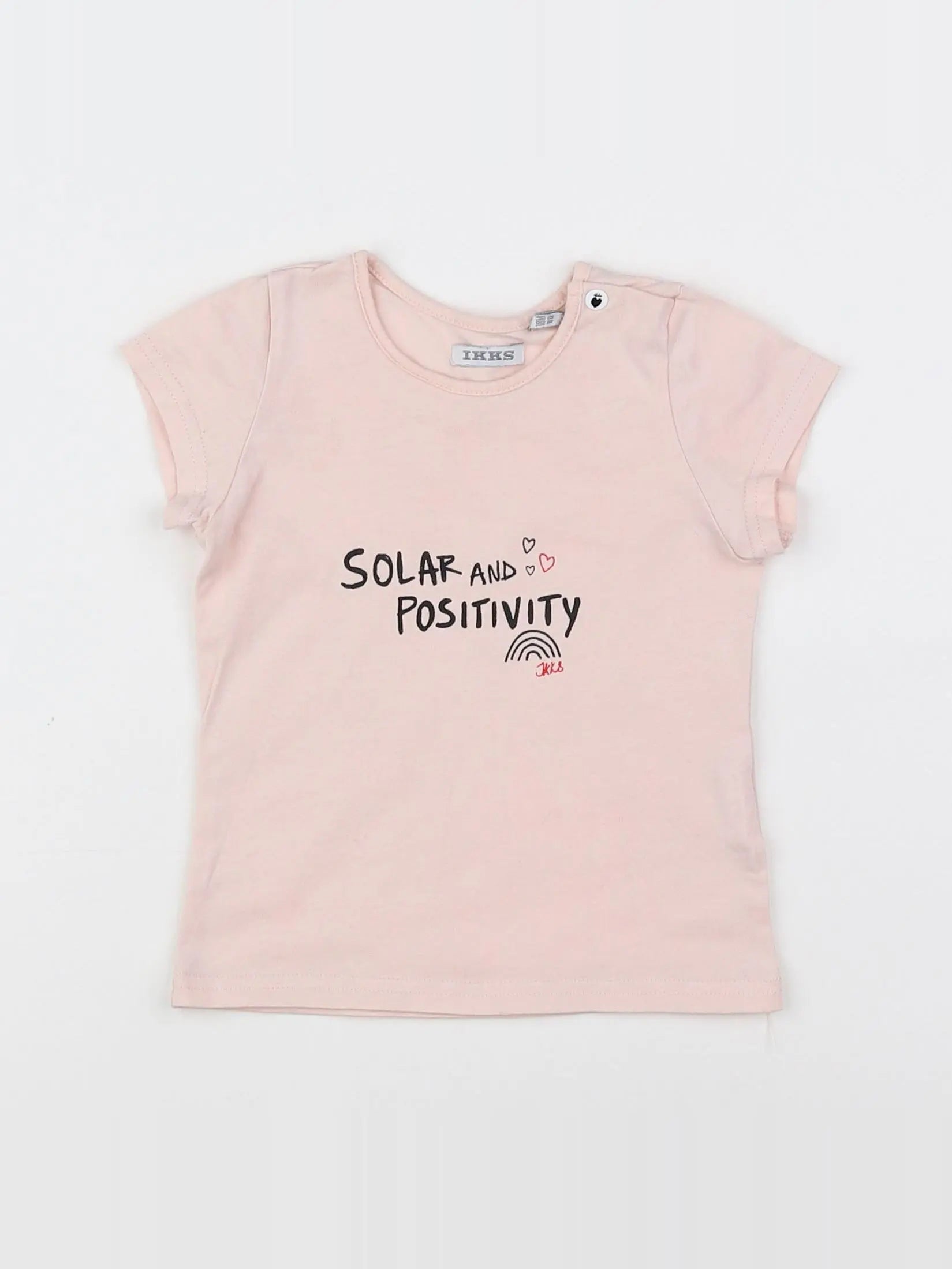 IKKS - tee-shirt rose - 18 mois