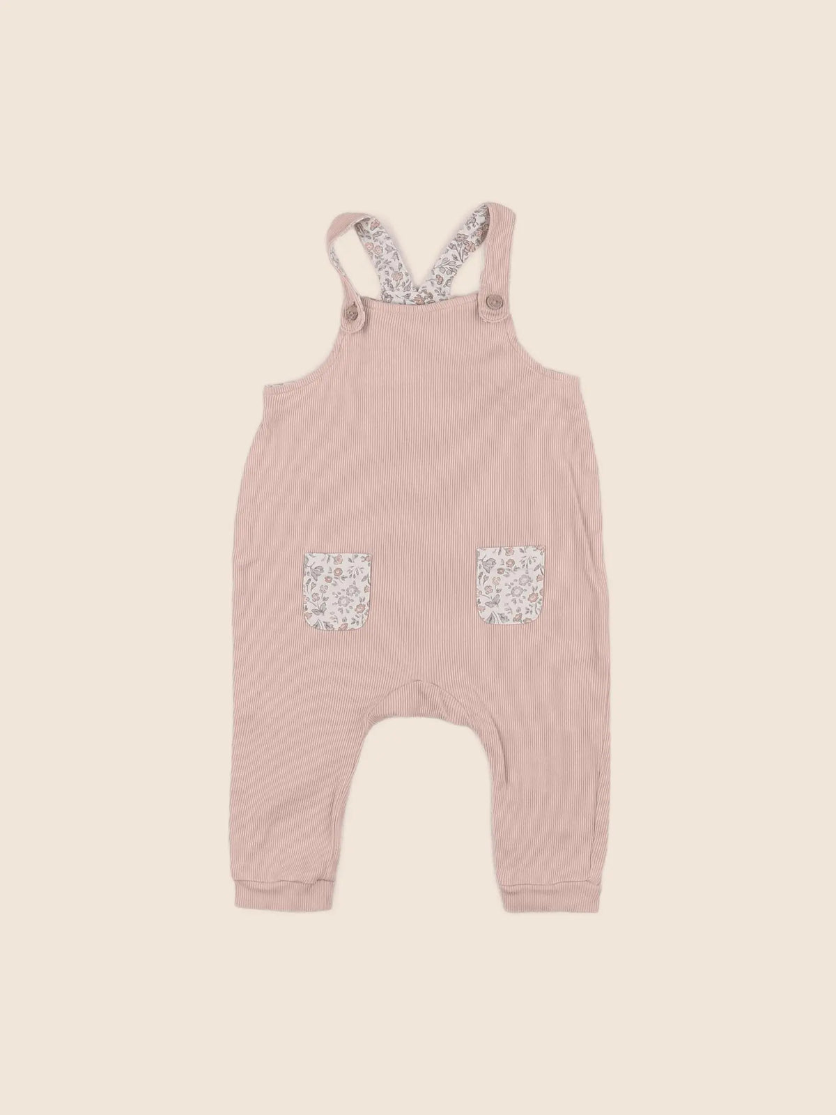 H&M - salopette rose - 6 mois