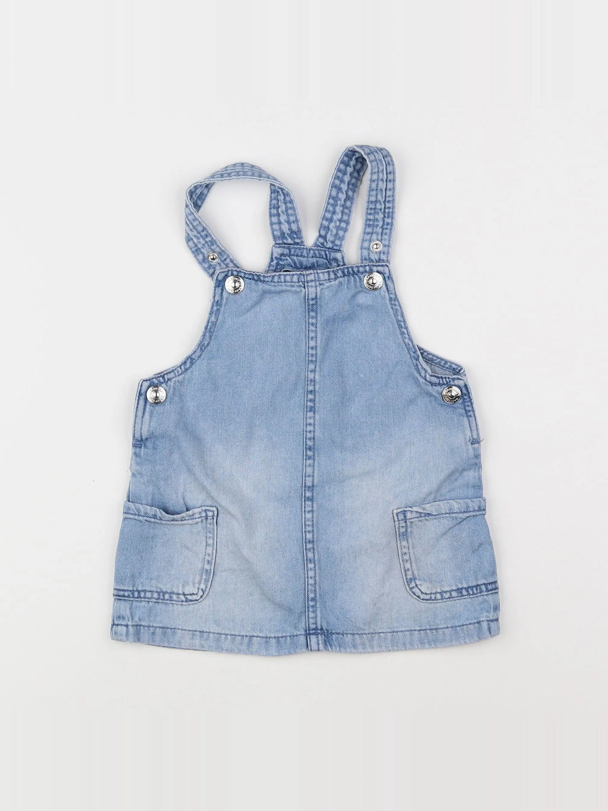 H&M - robe bleu - 9 mois