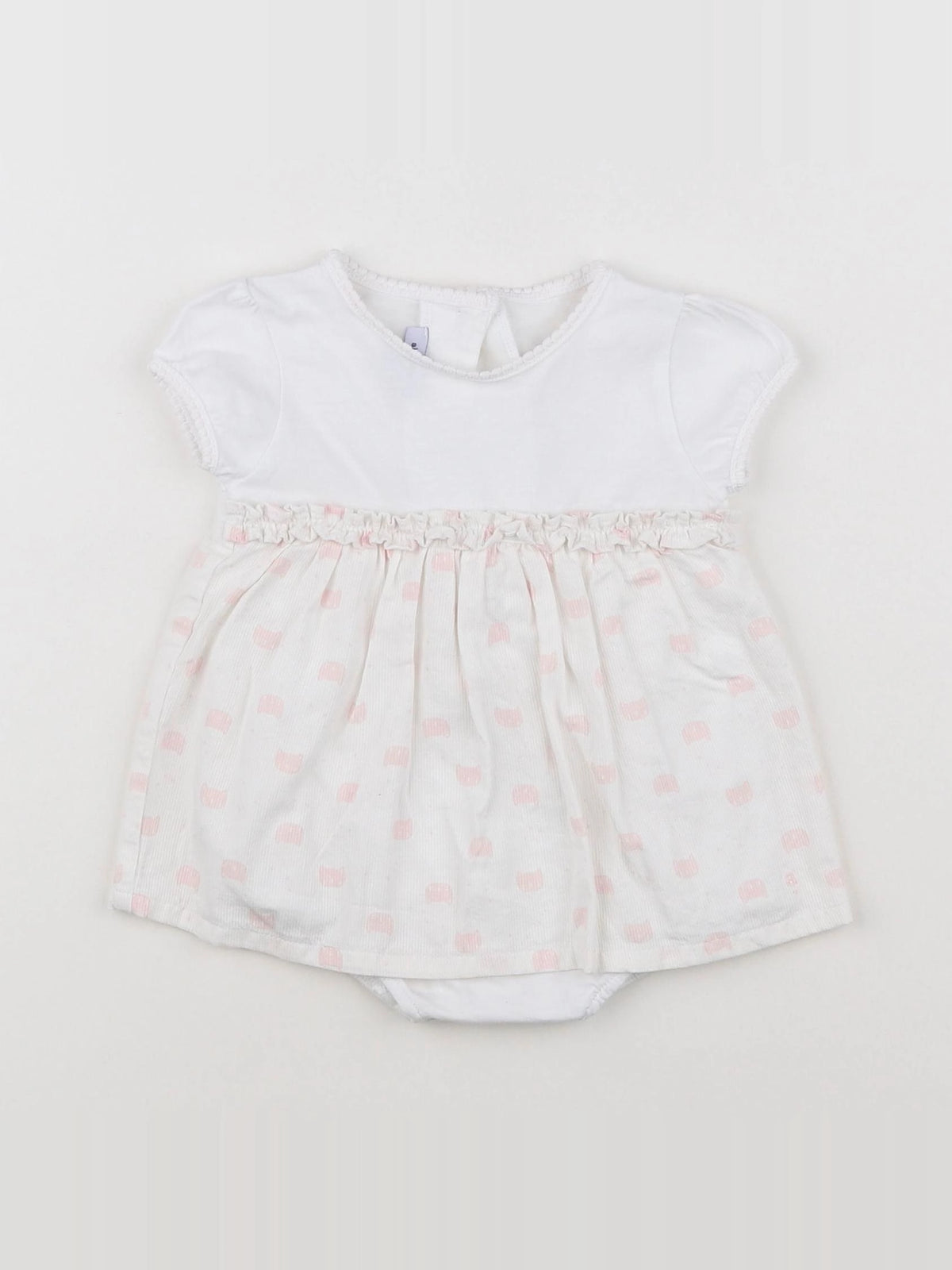 Absorba - body robe blanc - 3 mois