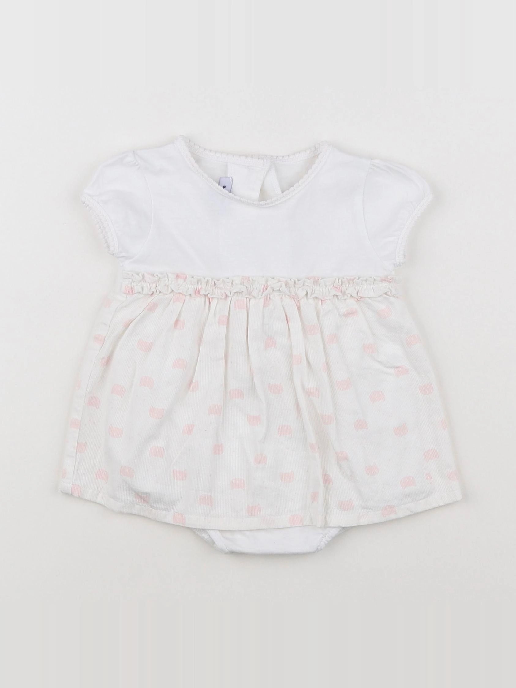 Absorba - body robe blanc - 3 mois