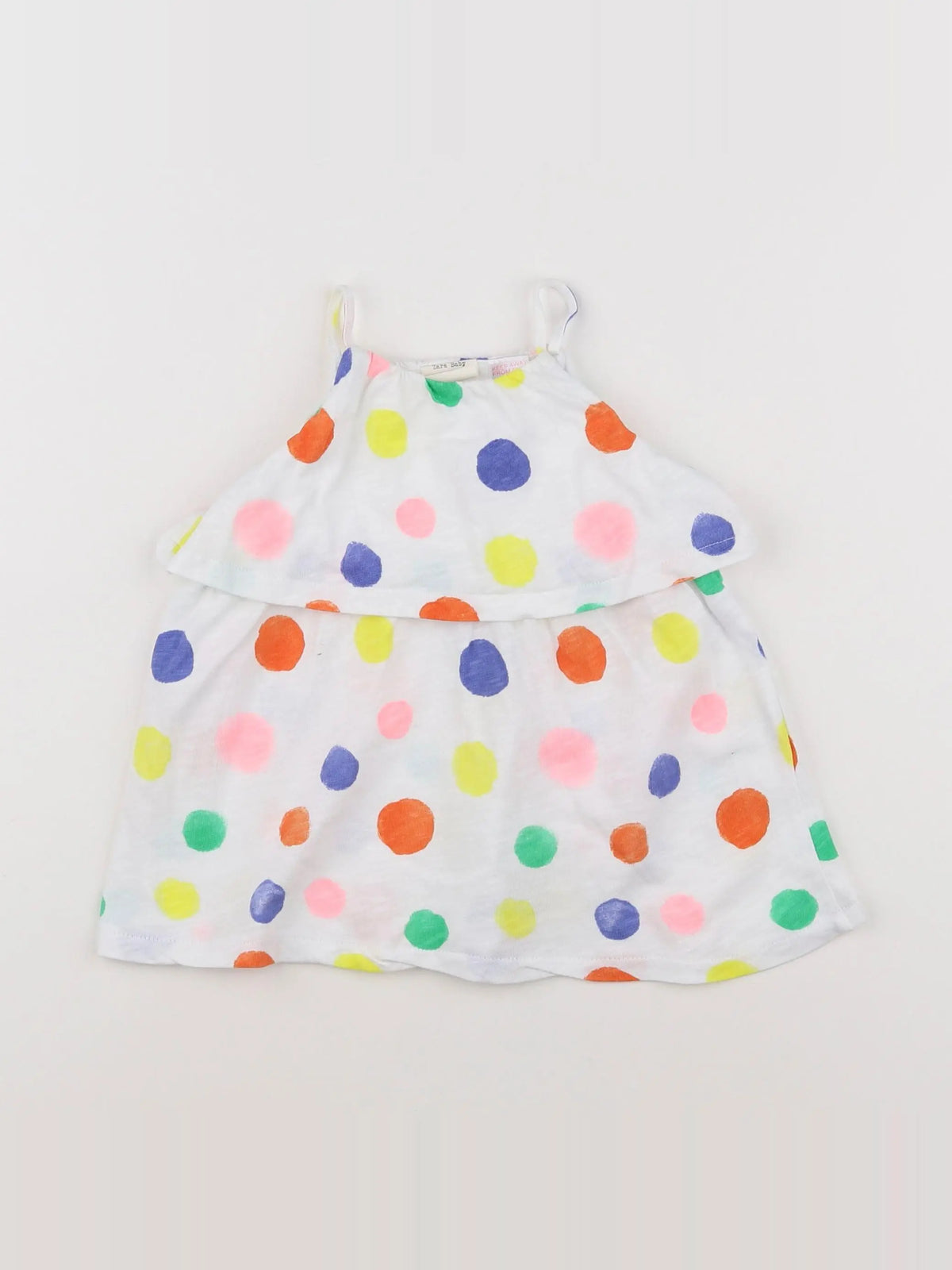Zara - robe blanc - 6/9 mois