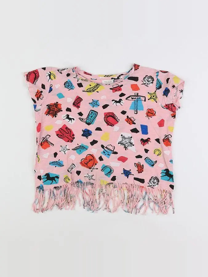 Tape à l'oeil - tee-shirt rose - 6 mois