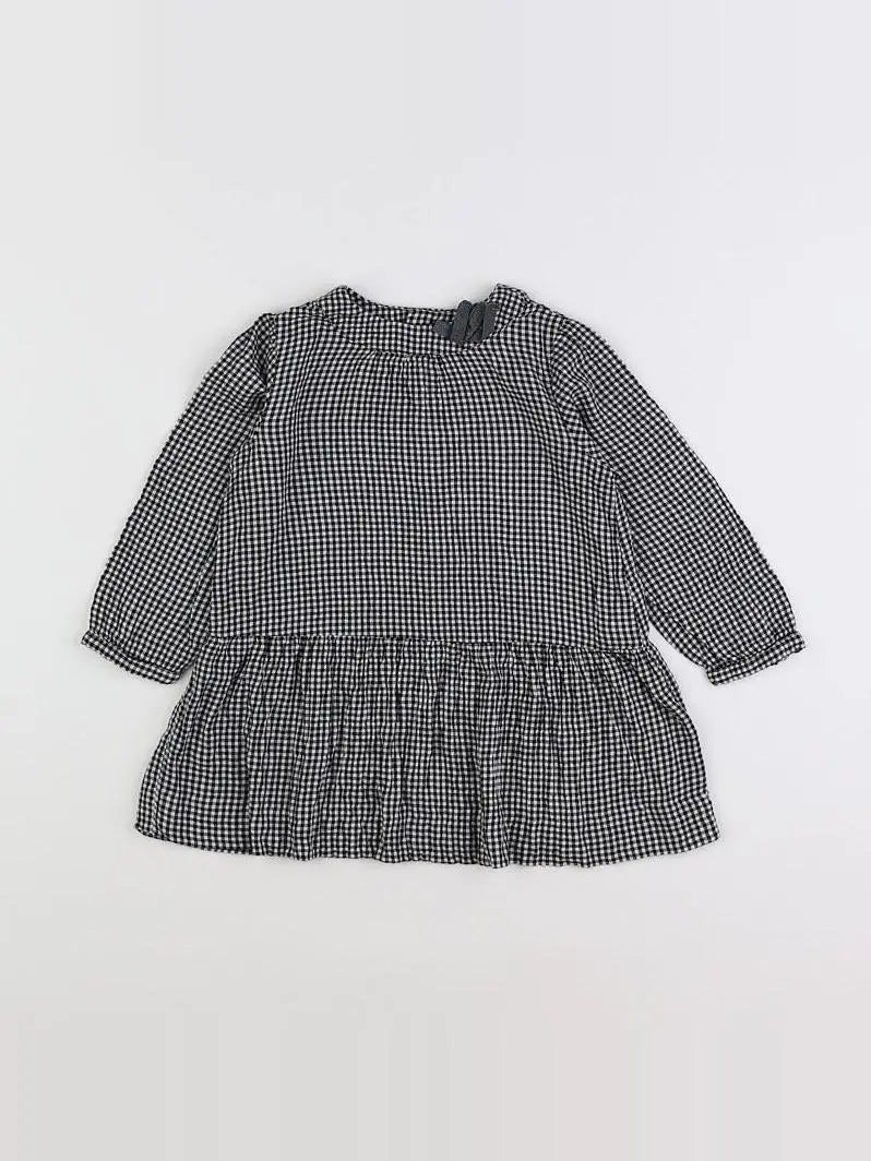 Zara - robe noir - 12/18 mois