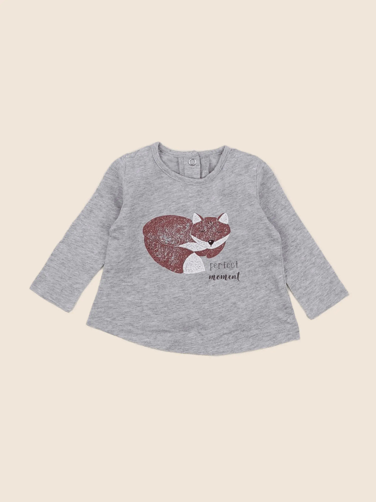 La Redoute - tee-shirt gris - 3 mois