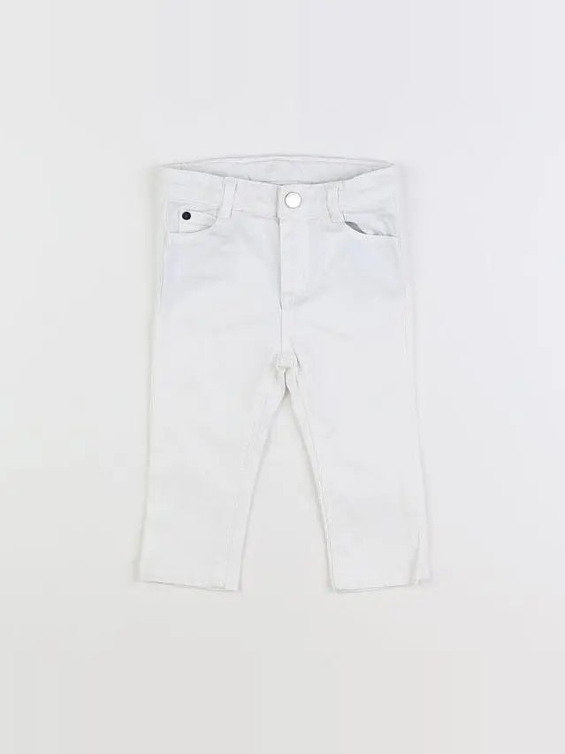 Jacadi - pantalon blanc - 12 mois