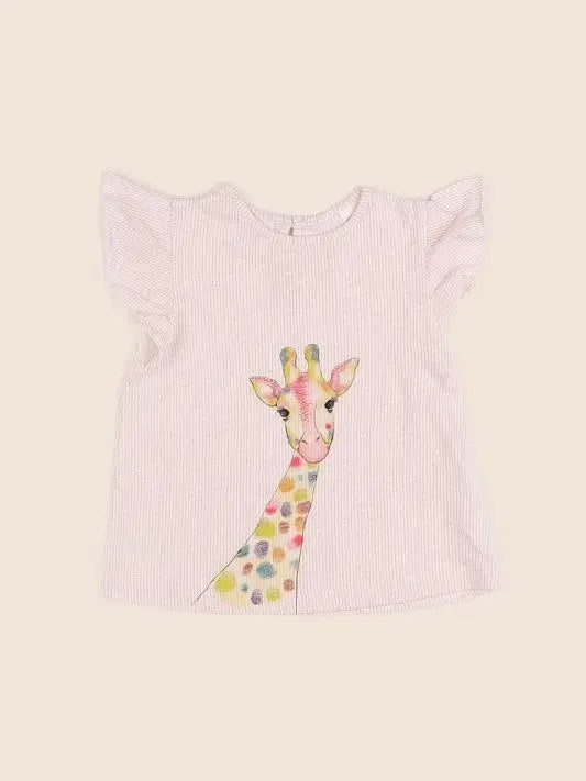 Zara - tee-shirt multicolore - 6/9 mois
