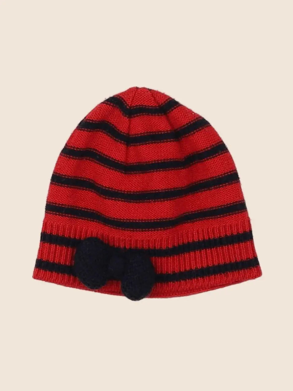 Petit Bateau - bonnet rouge, bleu - 3 ans