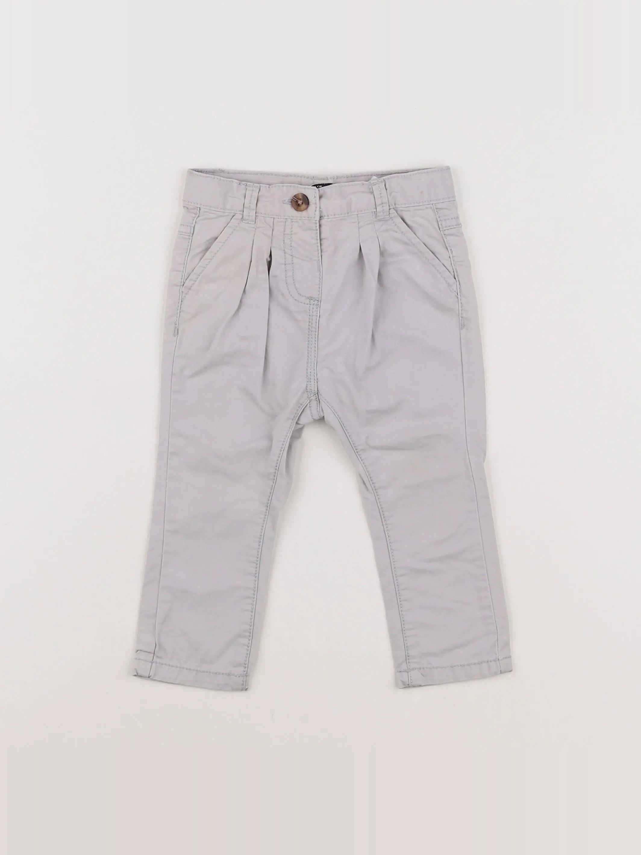 Tape à l'oeil - pantalon gris - 12 mois