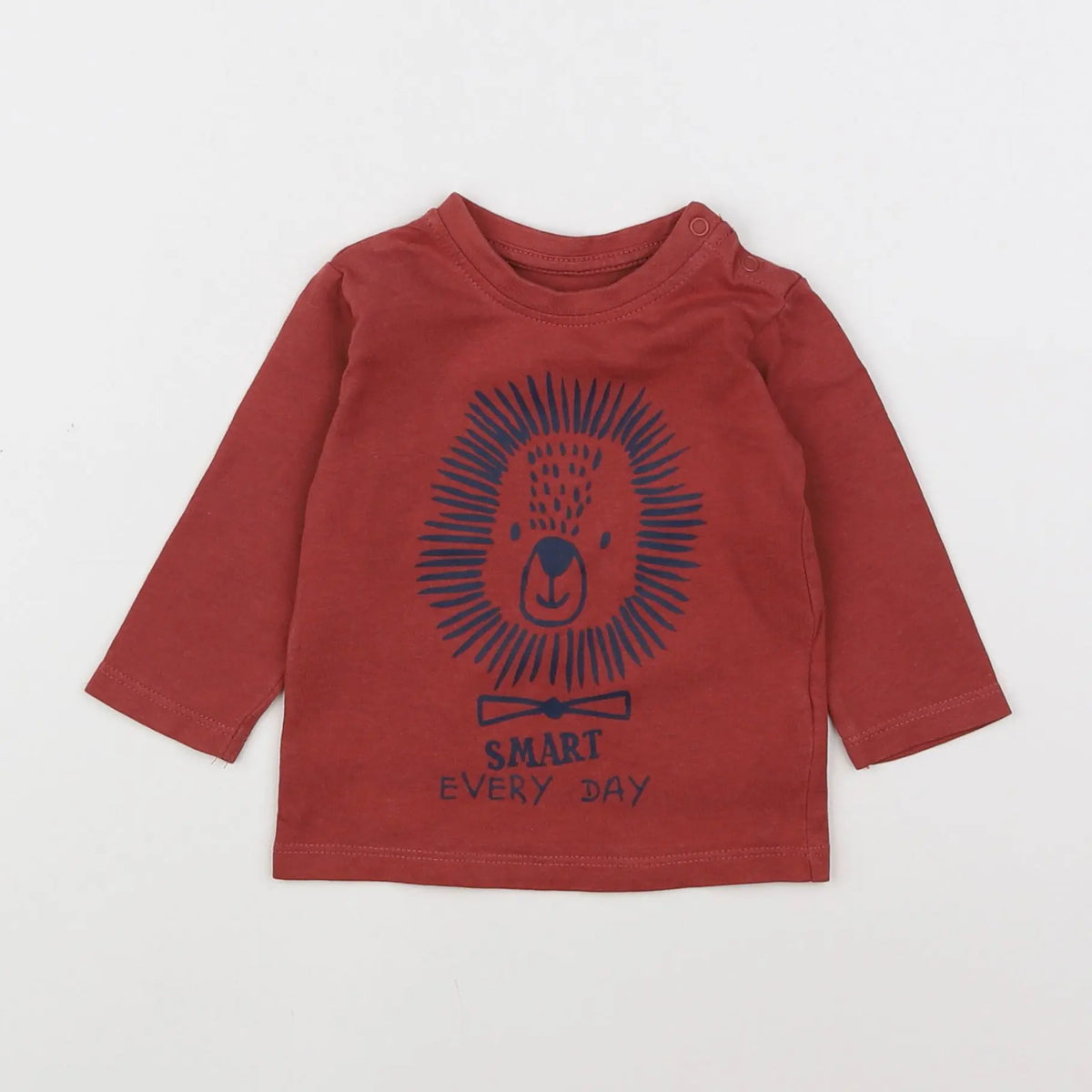 Vertbaudet - tee-shirt rouge - 3 mois