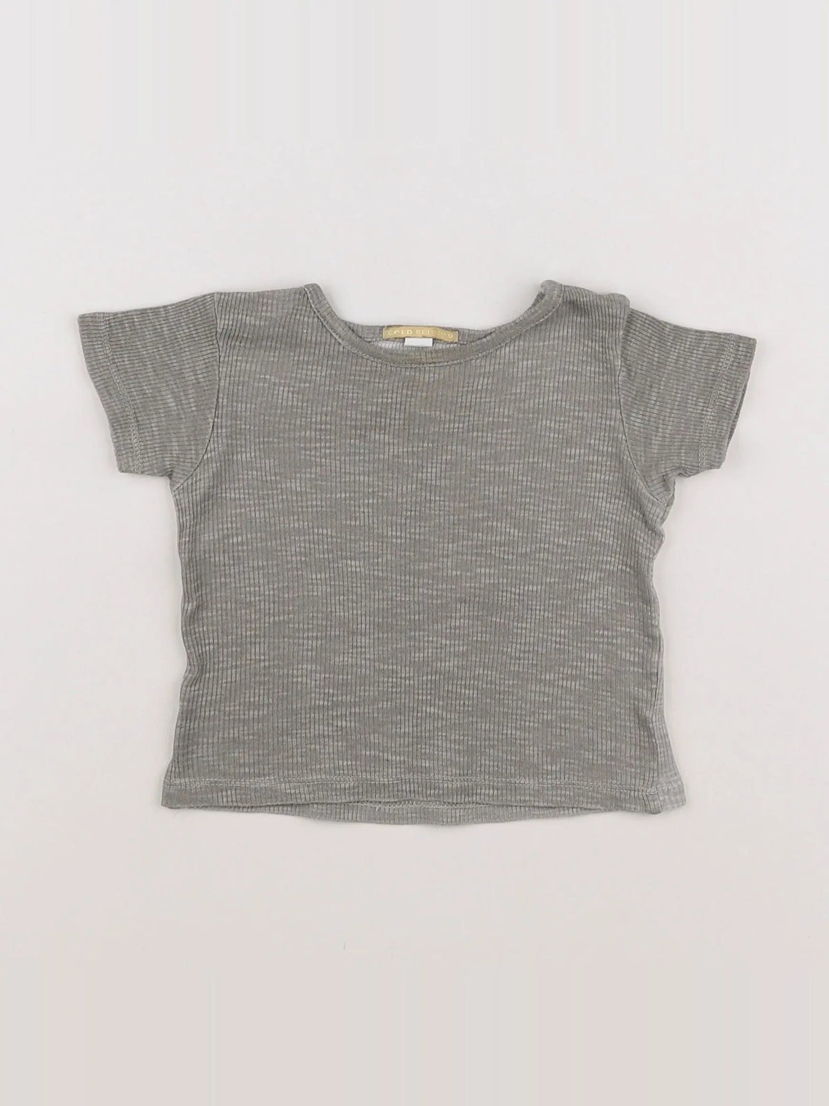 Gold Belgium - tee-shirt taupe - 9 mois