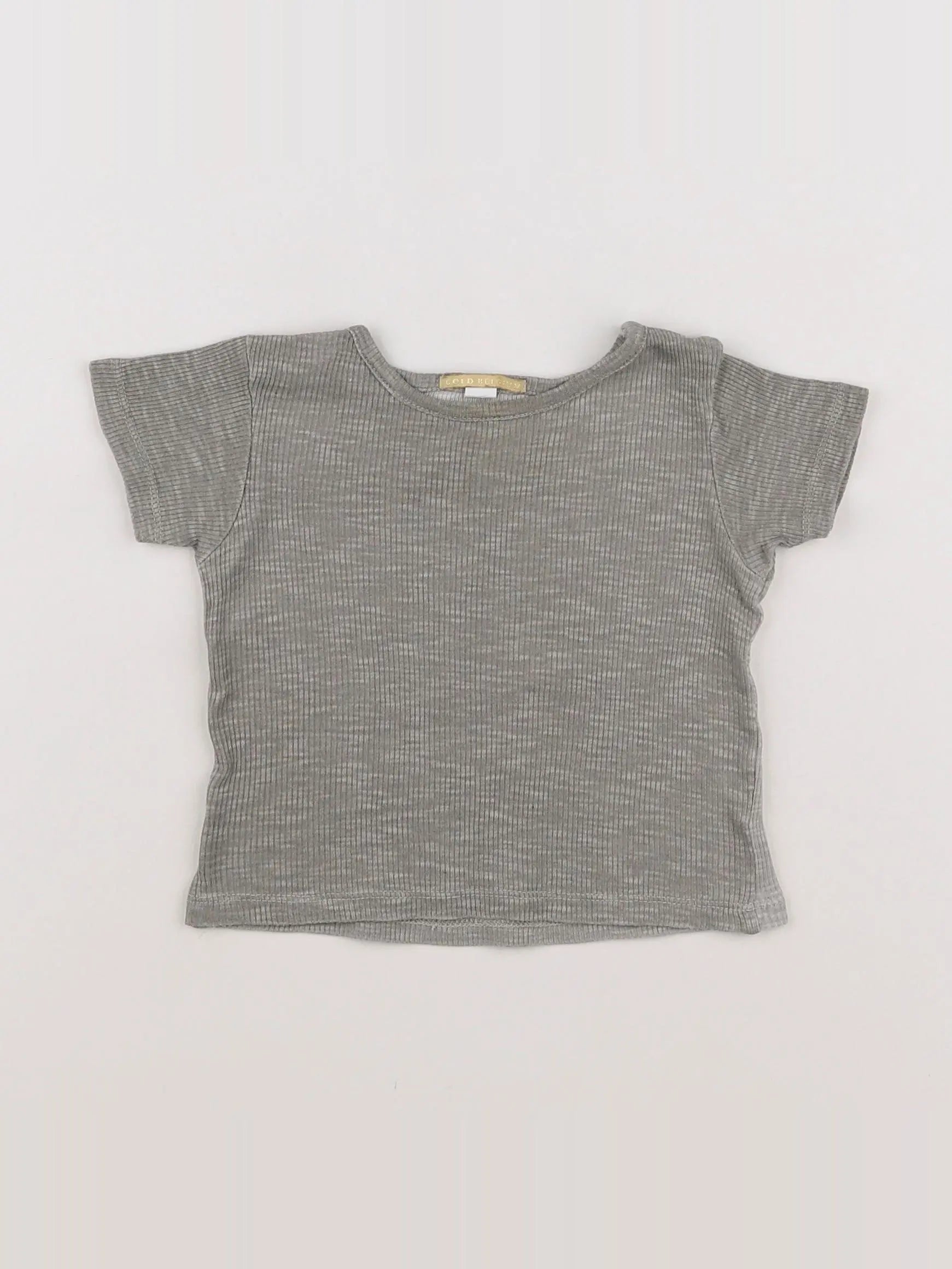 Gold Belgium - tee-shirt taupe - 9 mois
