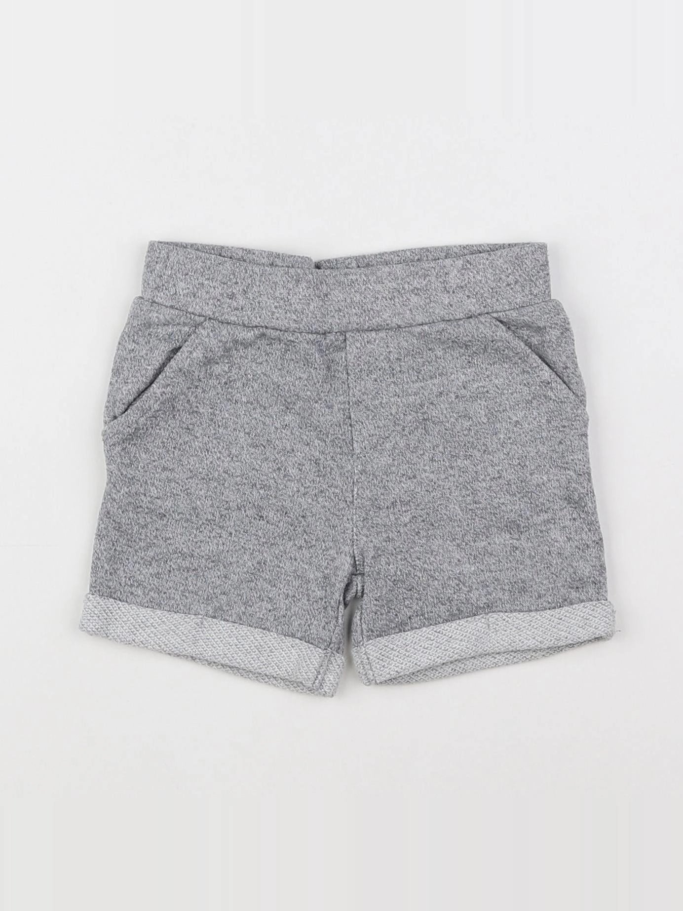 Noukie's - short gris - 9 mois